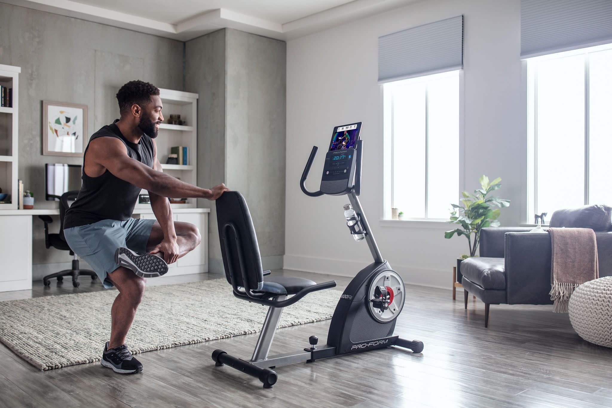 ProForm Cycle Trainer 400 Ri Stationary Exercise Bike, Compatible with iFIT Personal Training - Womvr