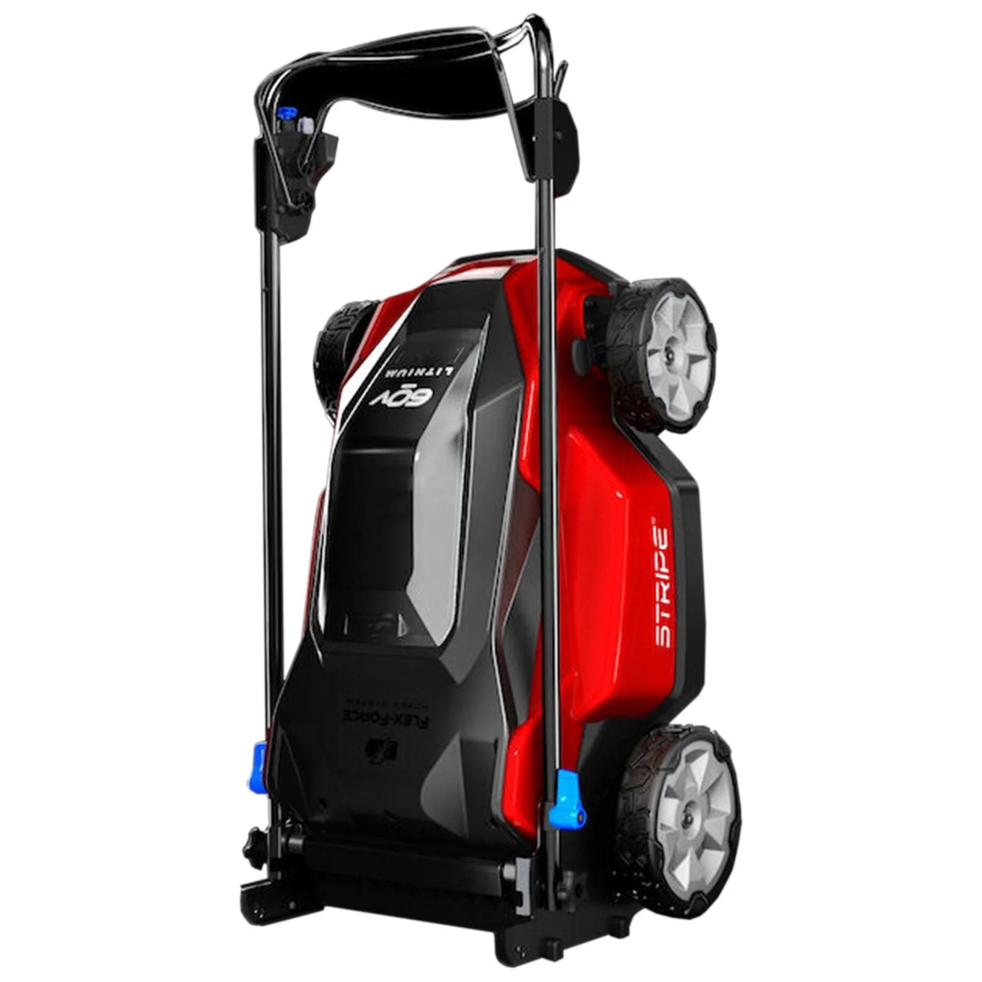Toro Foldable 60-Volt 21-Inch Stripe Electric Self Propelled Lawn Mower - Womvr