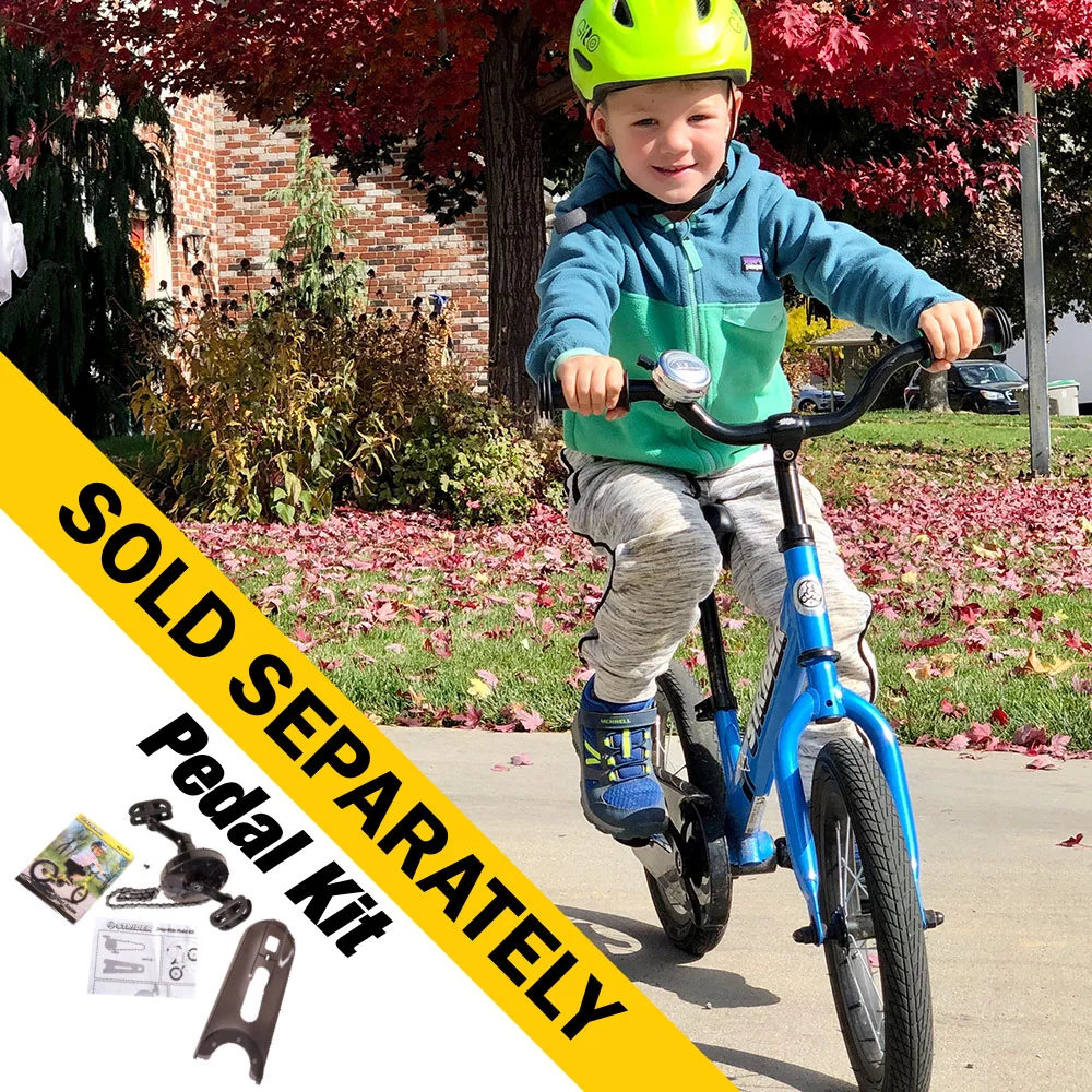 Strider - 14x Sport Balance Bike, Ages 3-7 Years, Pedal Conversion Kit Sold Separately - Awesome Blue - Womvr