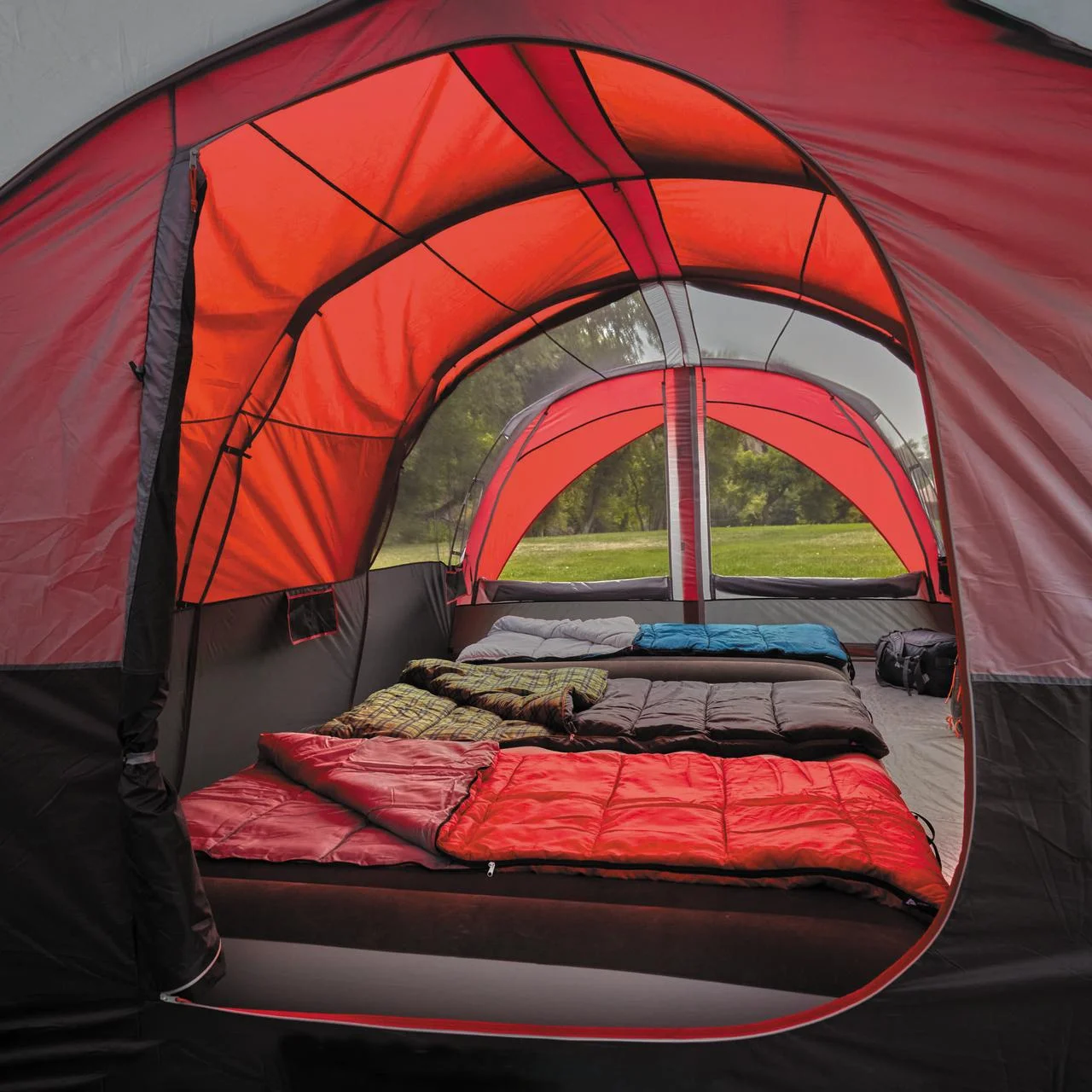 Ozark Trail 10-Person Tunnel Tent, with Vestibule for Gear Storage - Womvr