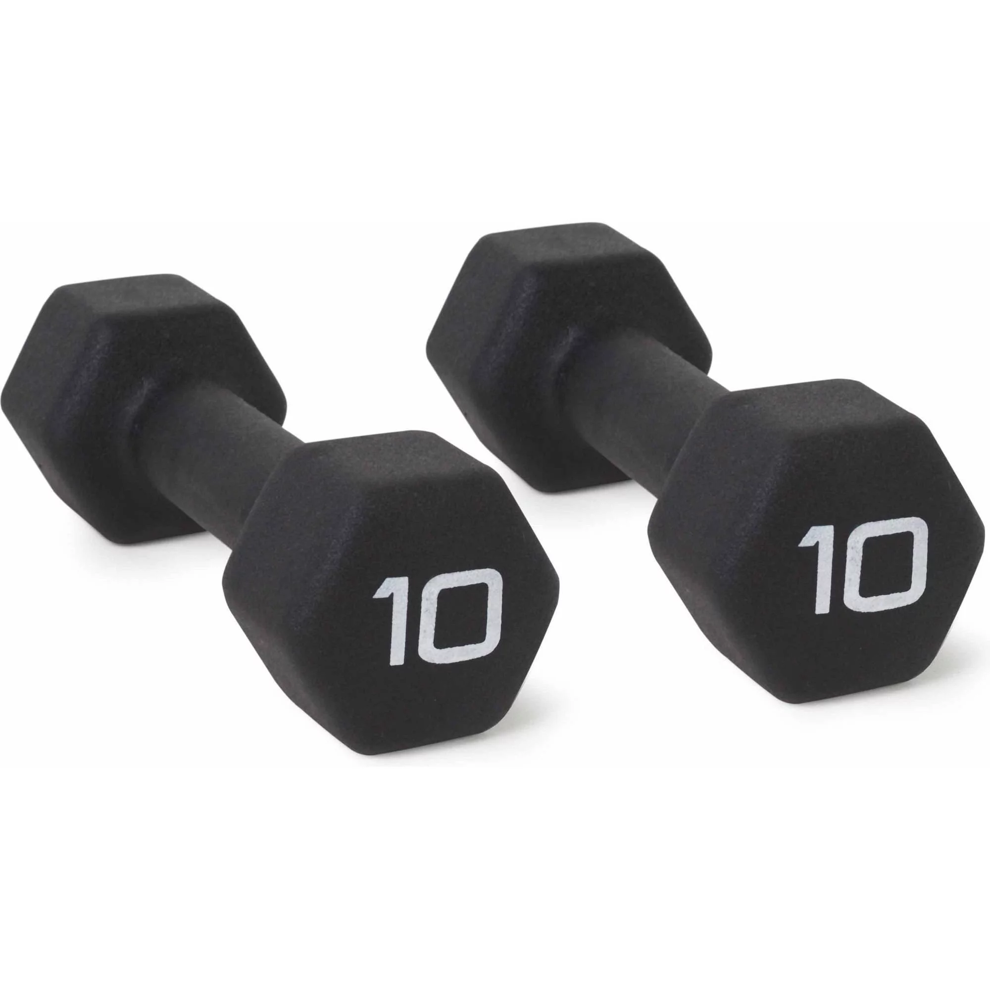 CAP Barbell, 15lb Black Neoprene Dumbbell, Pair - Womvr