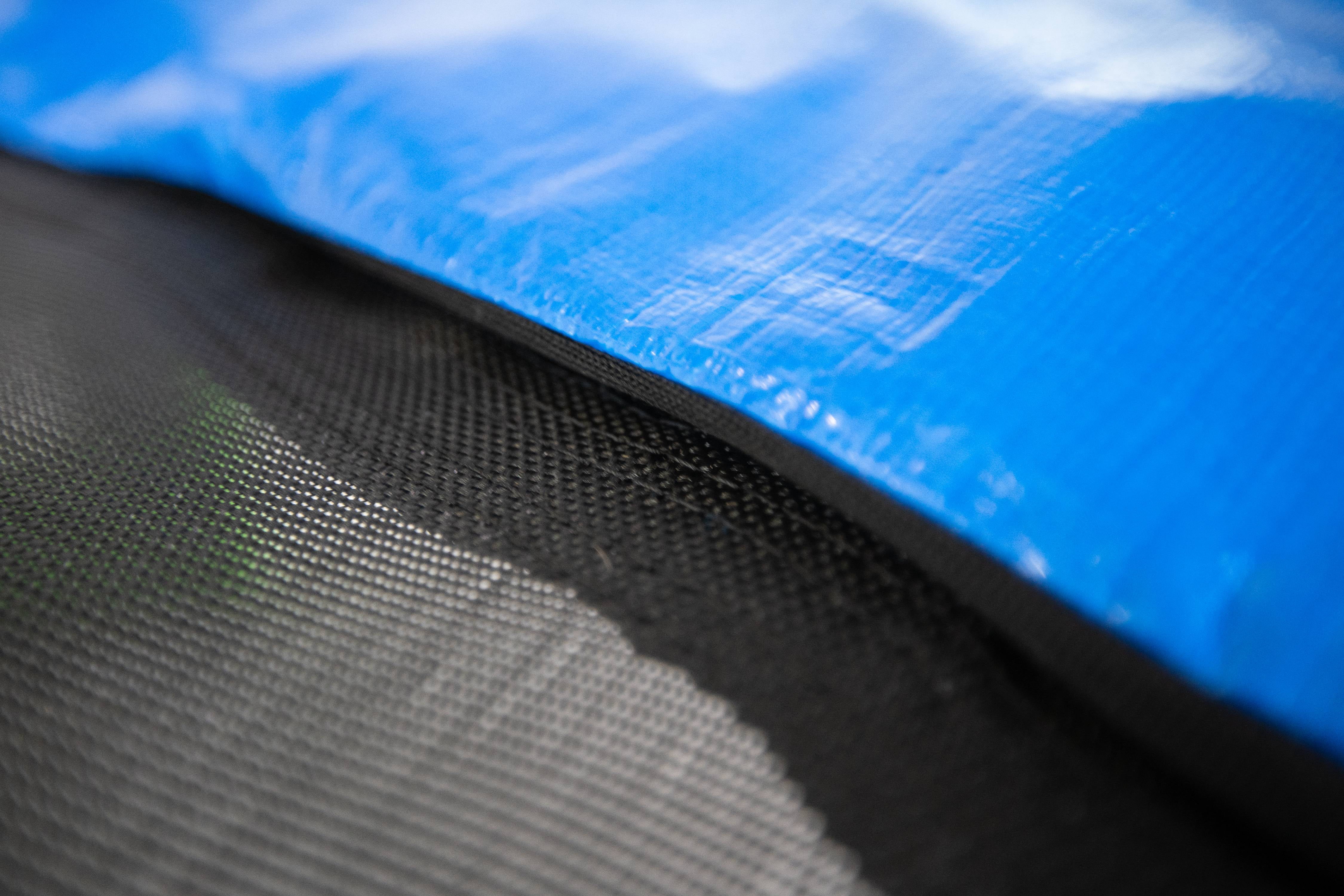 Bounce Pro 7-Foot My First Trampoline Hexagon (Ages 3-10) for Kids, Blue/Green - Womvr