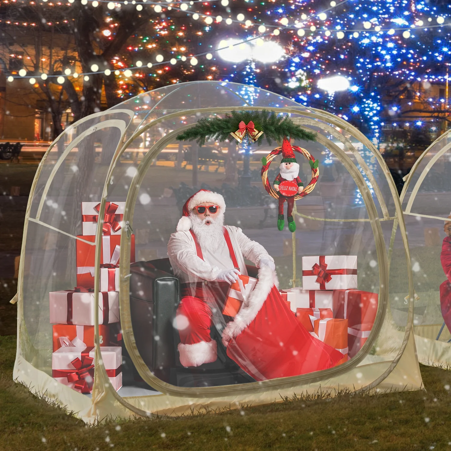 Pop-Up Weatherproof Sport Pod Tent for Camping, Fishing, and Shelter - Womvr