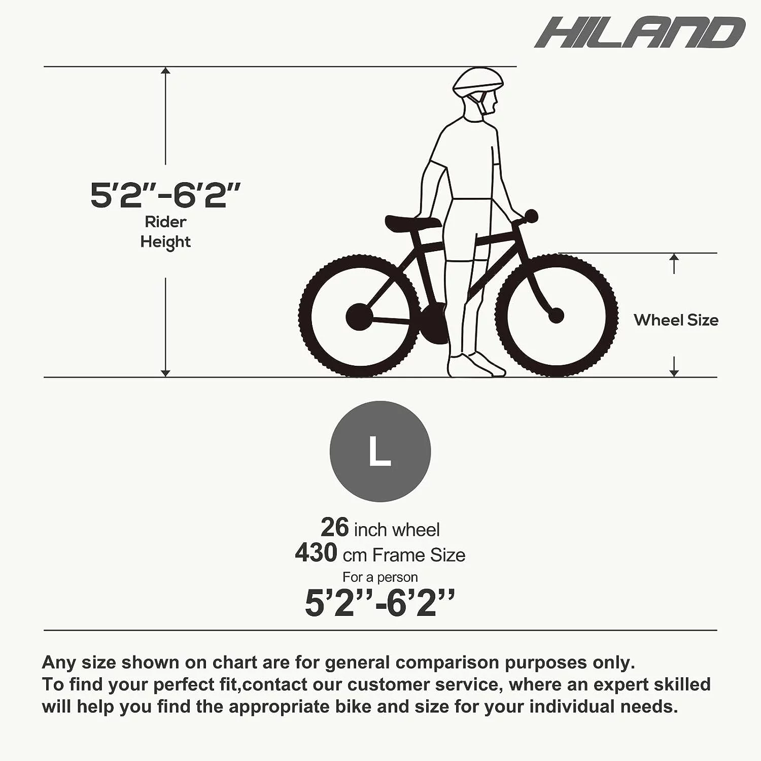 Hiland Humtway 26 inch Mountain Bike for Mens and Womens. - Womvr