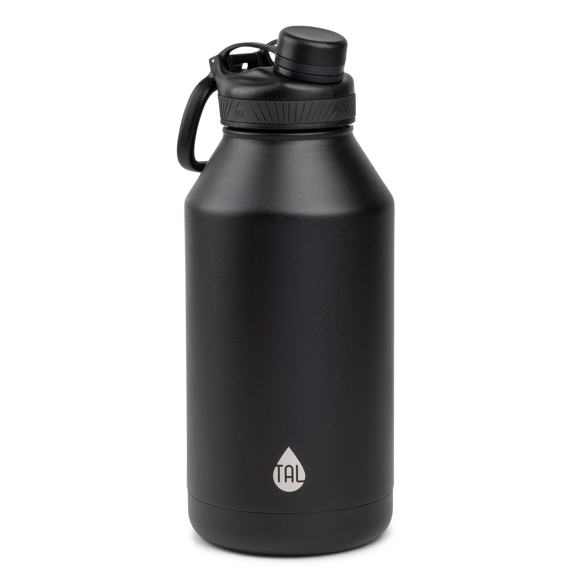 TAL Stainless Steel Ranger Water Bottle 64 fl oz, Black - Womvr