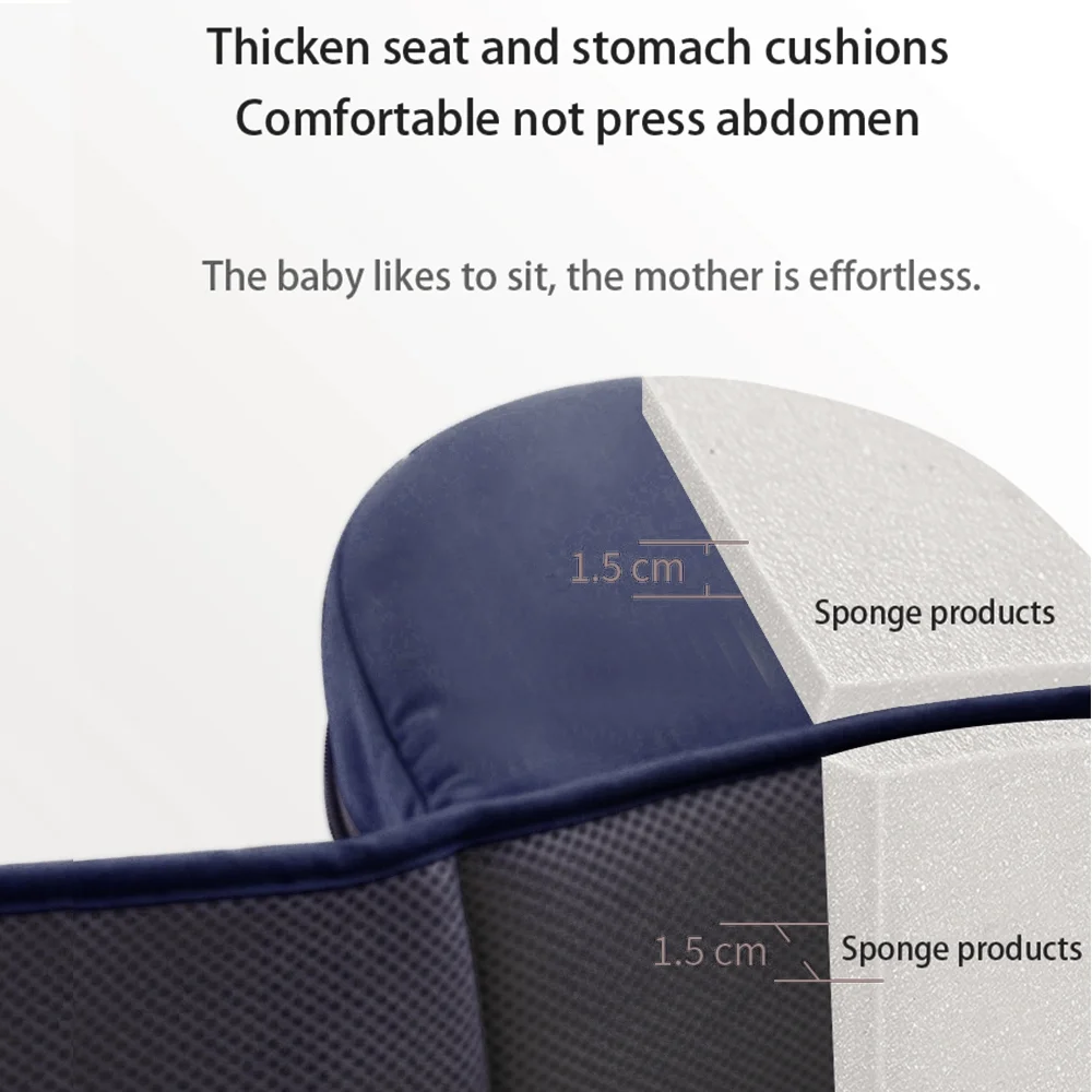 JUMPER Baby Carrier 6 in 1 Convertible Baby Carrier with Hip Seat for Newborn to Toddler, Red - Womvr