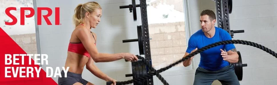 SPRI Deluxe Vinyl Dumbbells, 15 lb Pair, Grey - Womvr