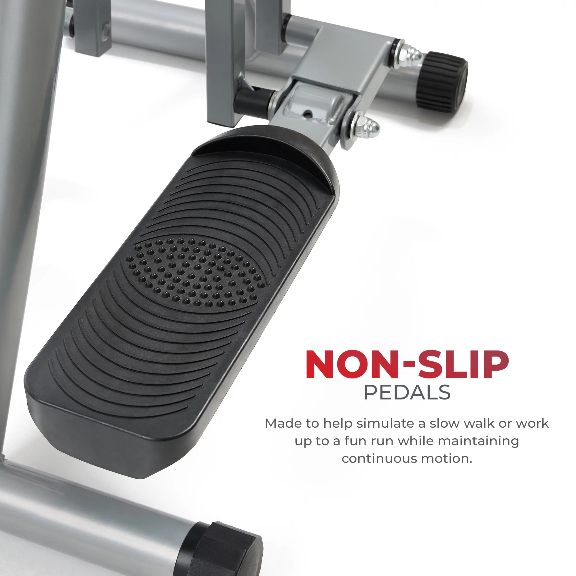 Sunny Health & Fitness SF-E902 Air Walk Trainer Glider w/ LCD Monitor - Womvr