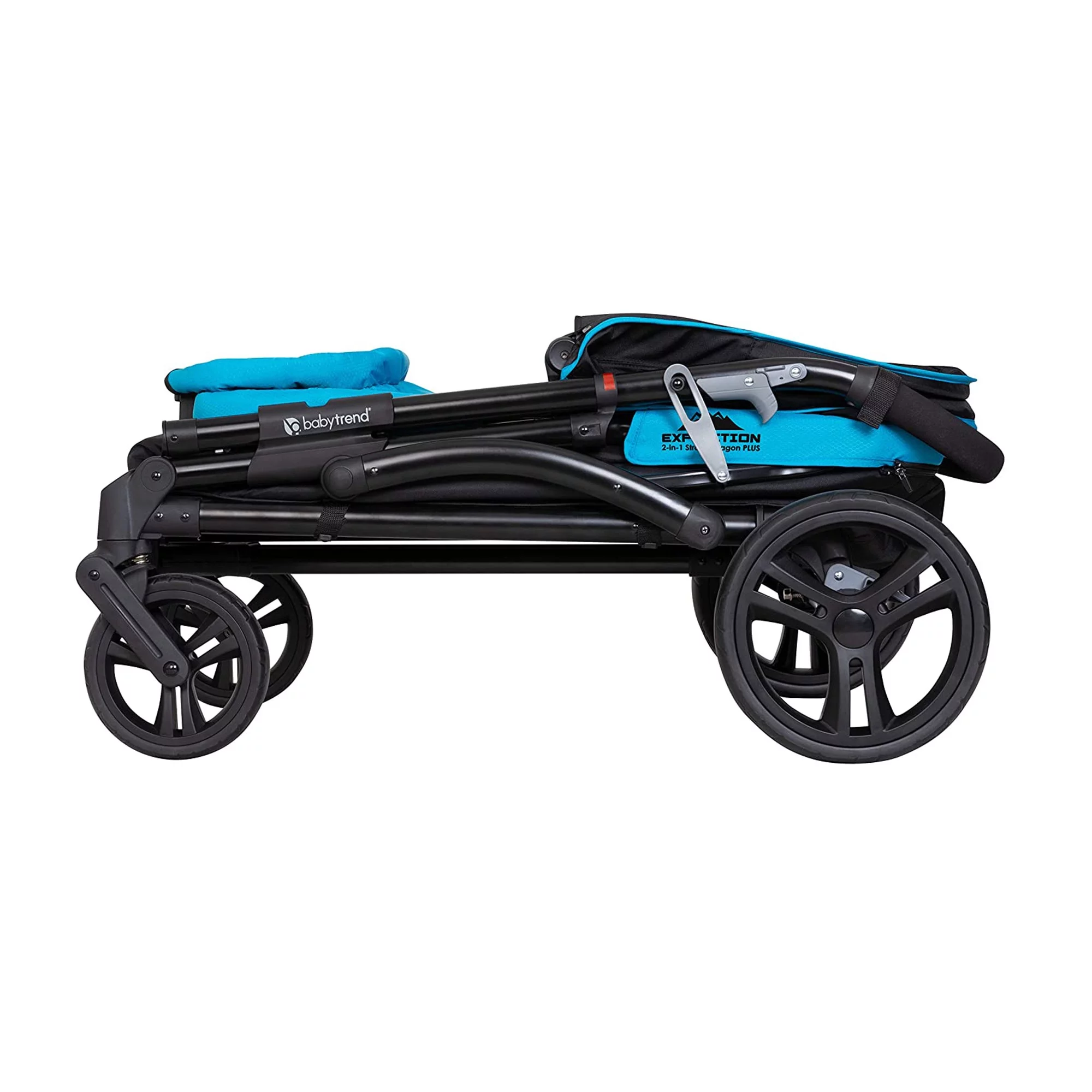 Baby Trend Expedition Plus 2-in-1 Stroller Wagon, Solid Print Black - Womvr