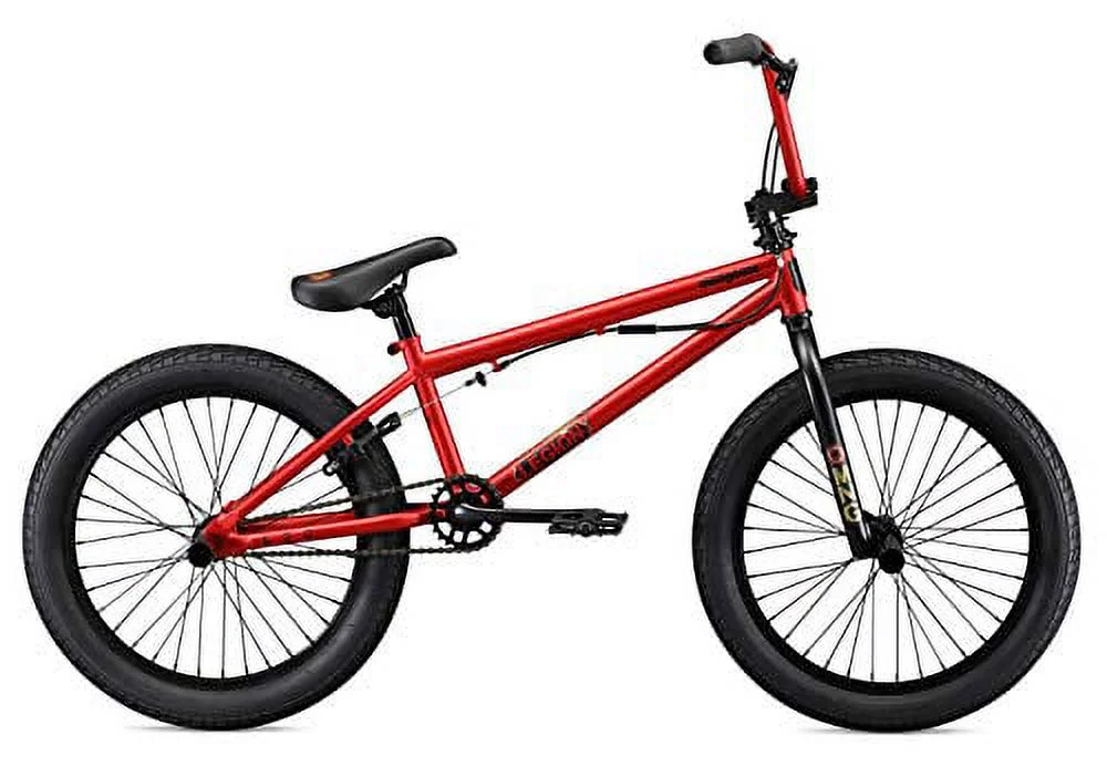 Mongoose Legion L20 Freestyle BMX Bike Line for Beginner-Level to Advanced Riders, Steel Frame, 20-Inch Wheels, Black - Womvr