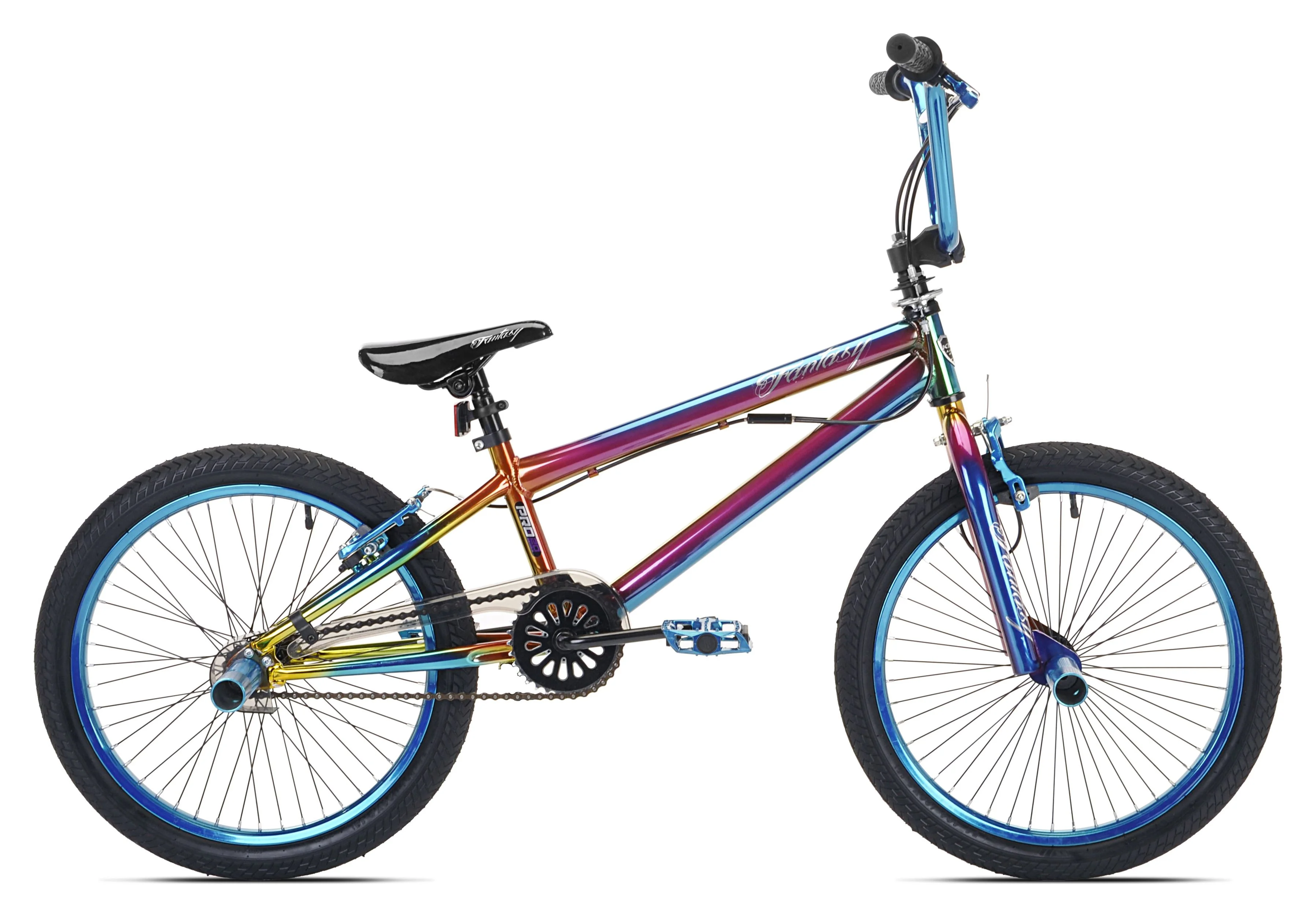 Kent Bicycles 20-inch Girl's Fantasy BMX Child Bicycle, Multicolor Iridescent - Womvr