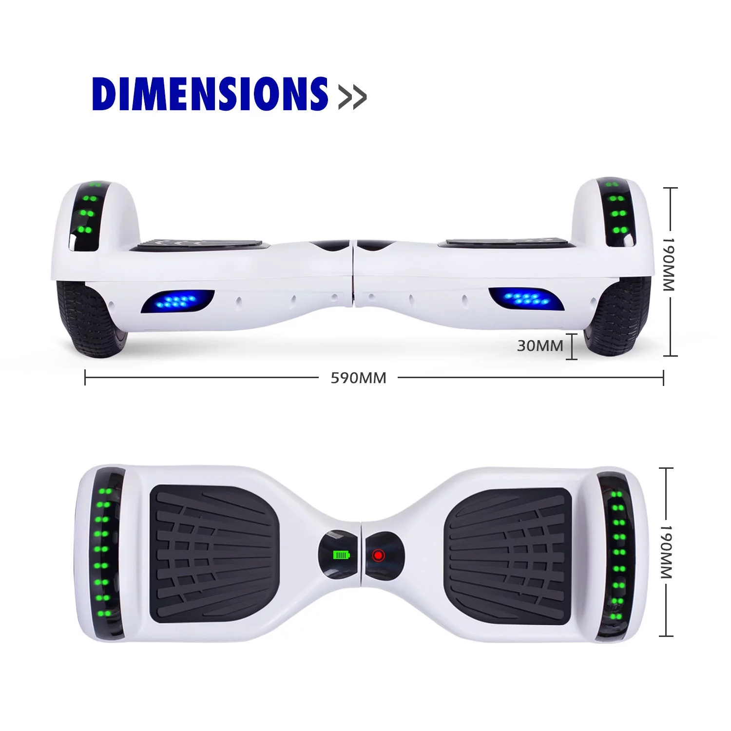 LIEAGLE Bluetooth Hoverboard 6.5
