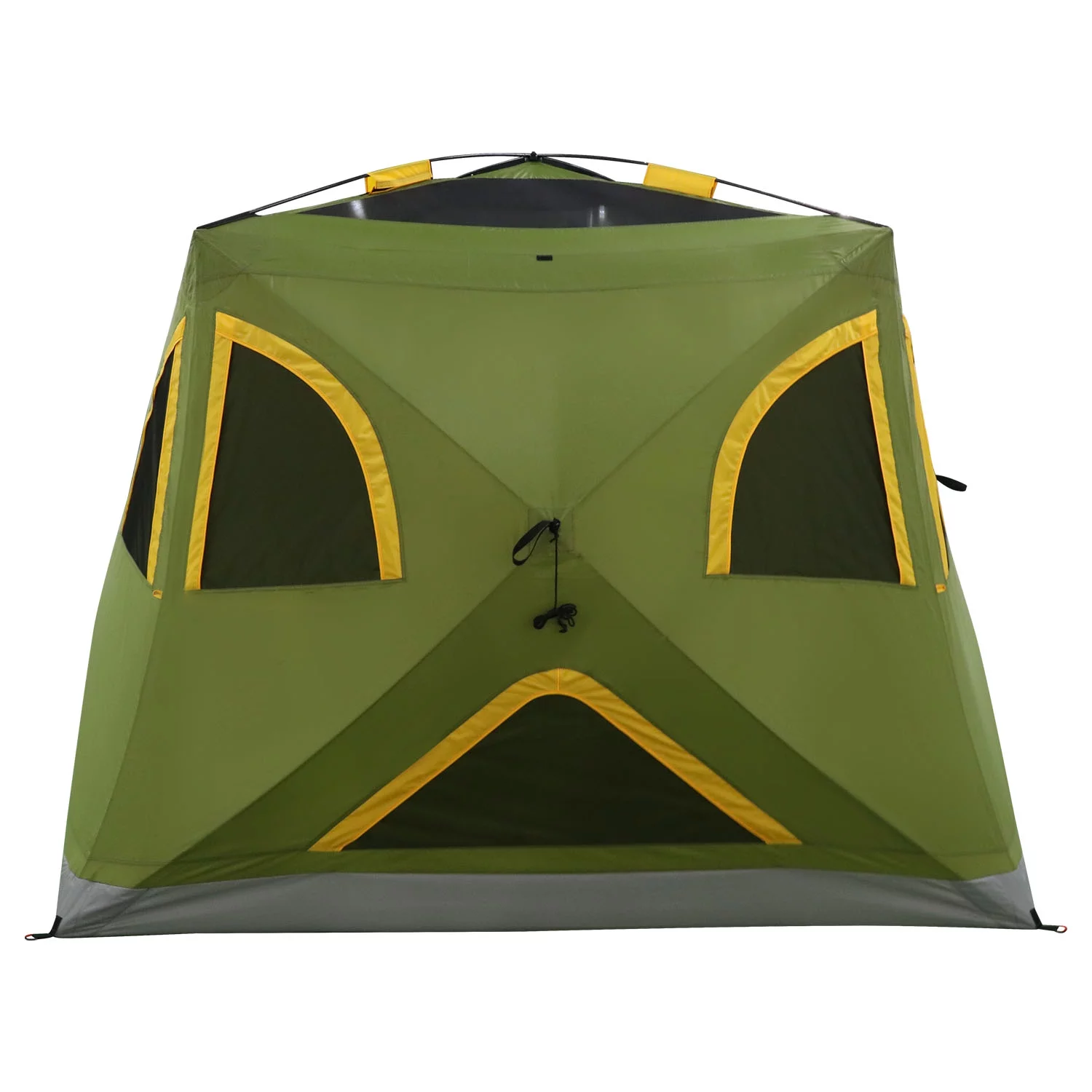 Ozark Trail 4-Person Instant Tent Pop-up Hub Tent, Green, Dimensions: 8'x8'x80
