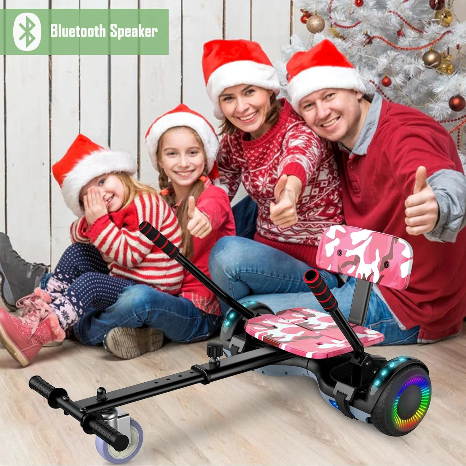 JOLEGE Hoverboard Go Kart Combo, 6.5