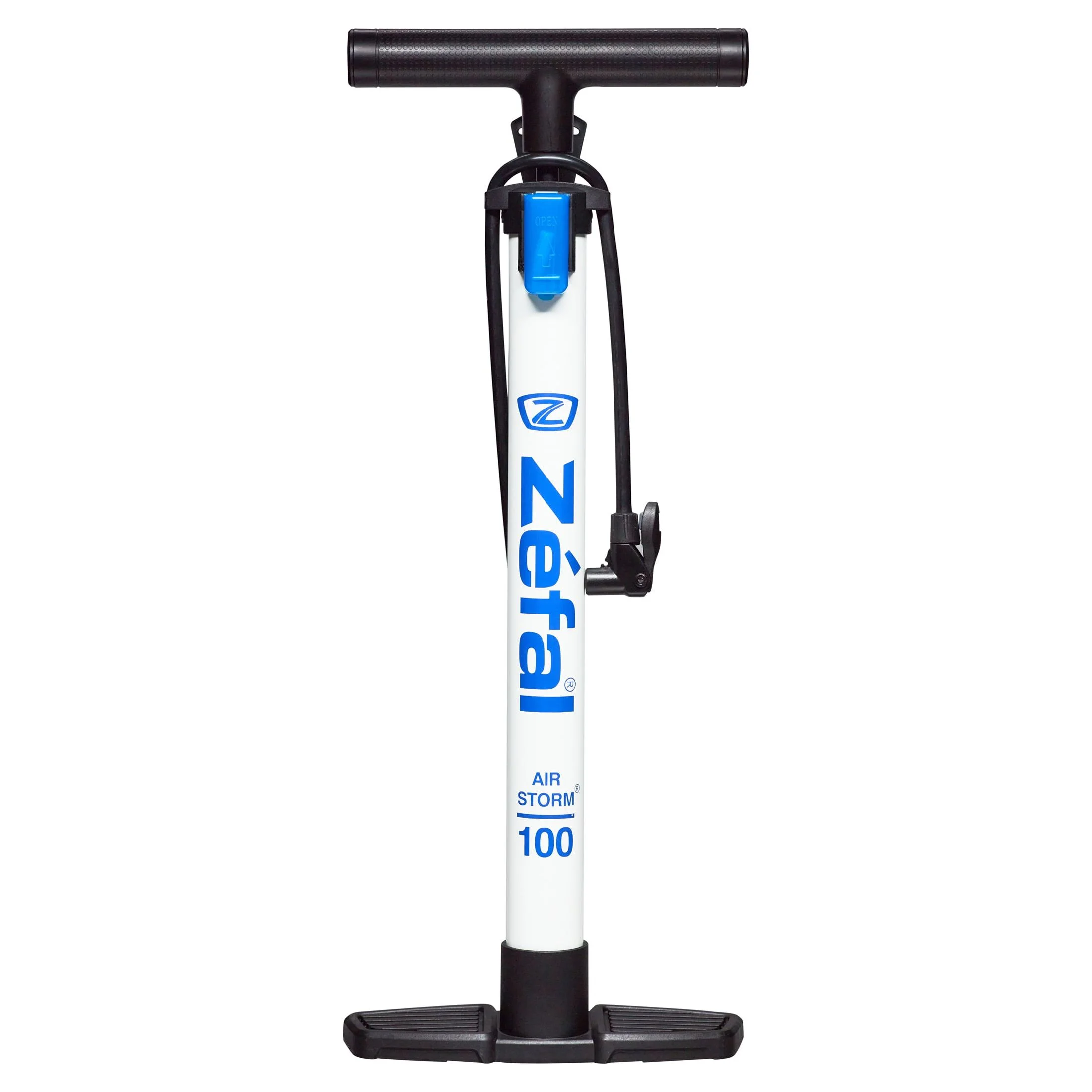 Zefal Air Storm Bicycle Floor Pump, 100 Psi, Presta, Schrader Compatible - Womvr