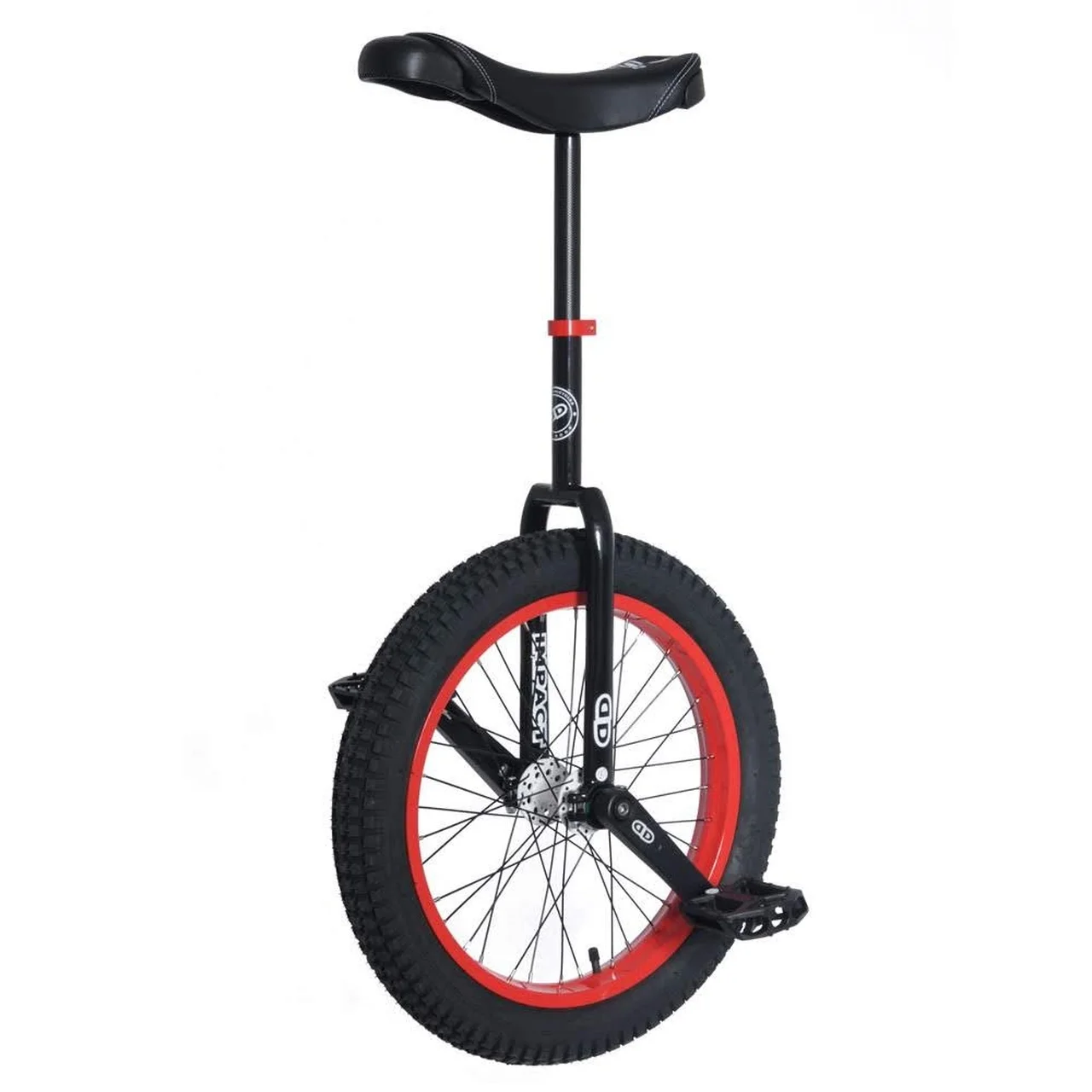 Impact 19'' Athmos Unicycle Black- RED Rims -High Performance Unicycle - Womvr