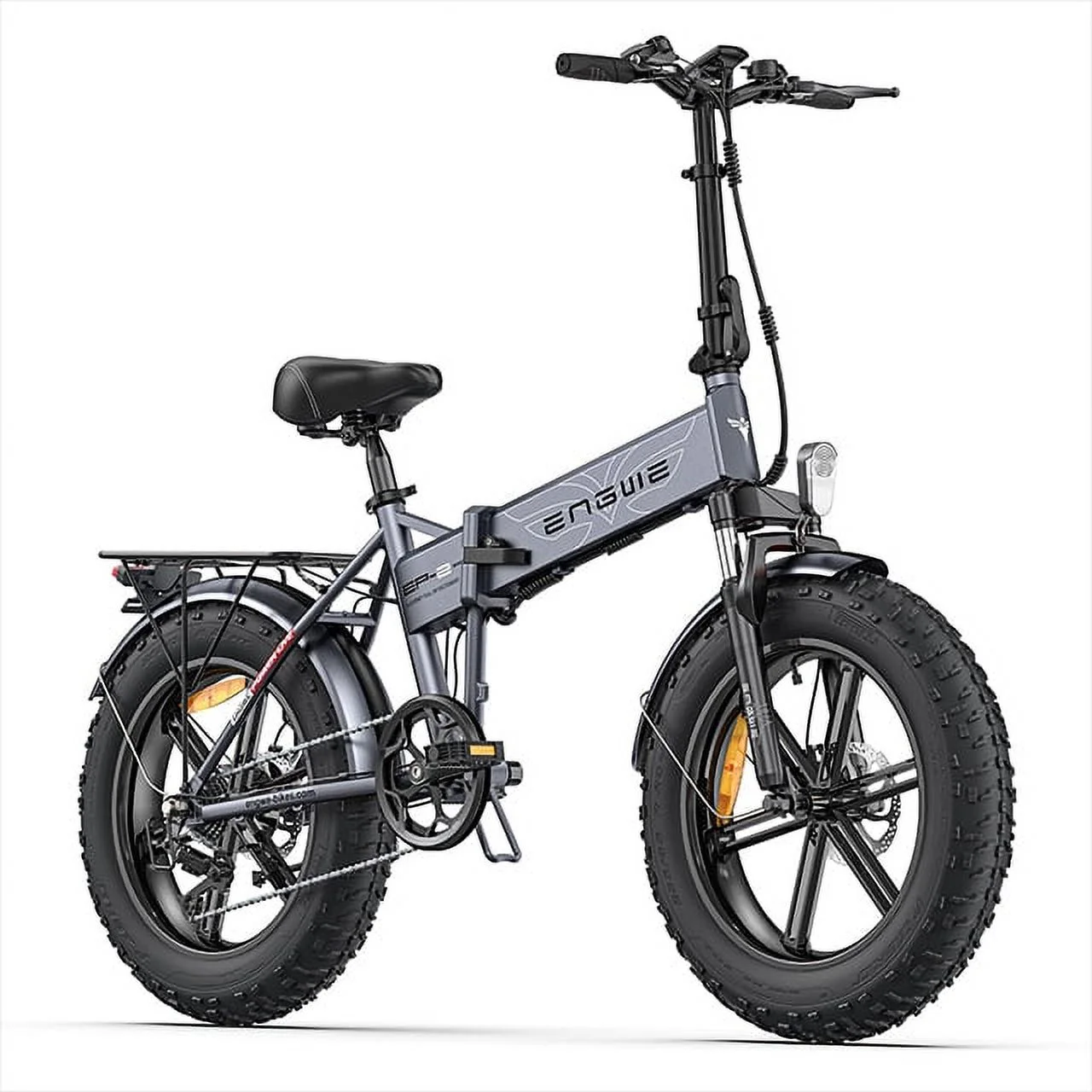 Engwe EP-2 Pro 750W Motor Folding Electric Bike for Adults,48V 13A Removable Battery,Black - Womvr