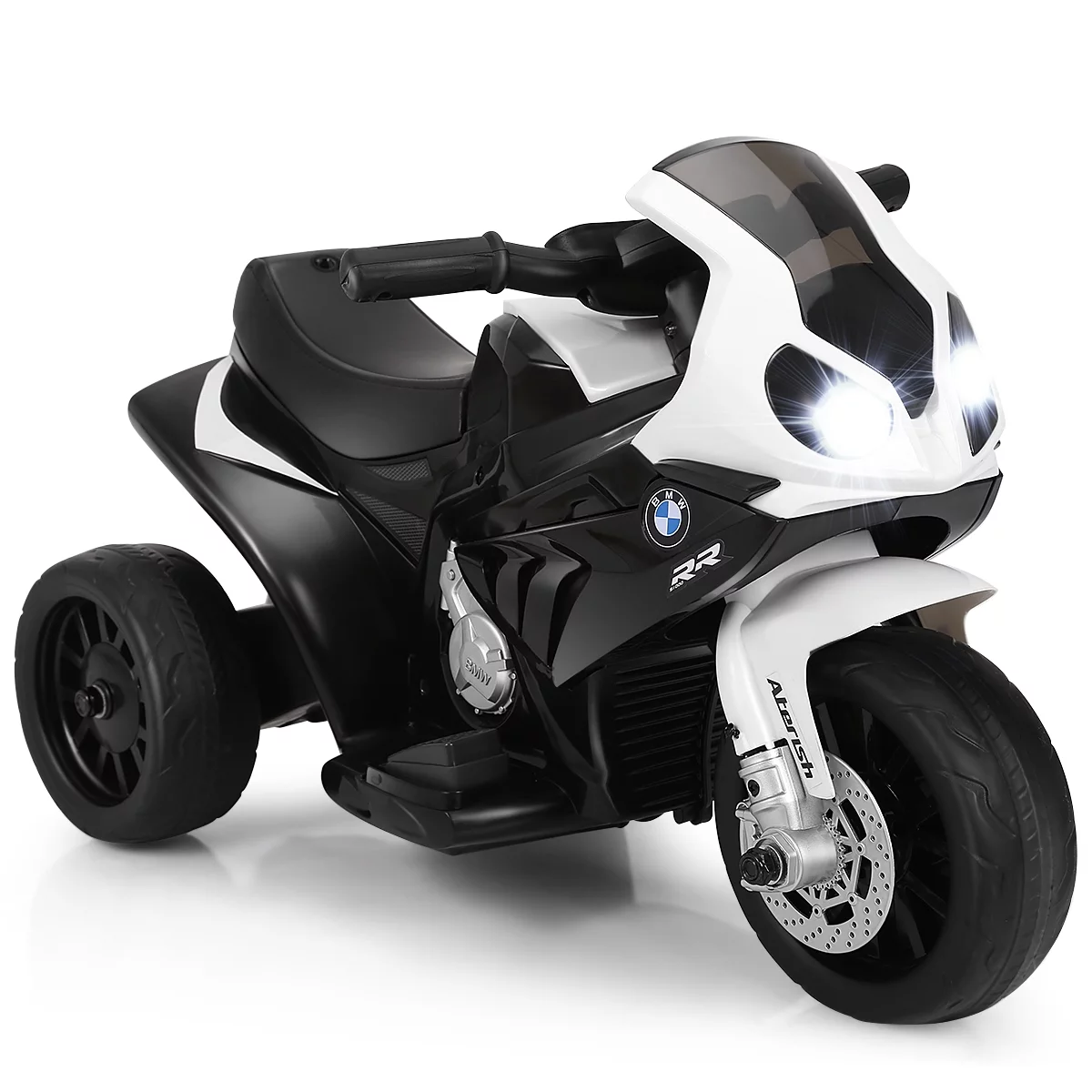 Costway Kids Ride On Motorcycle BMW Licensed 6V Electric 3 Wheels Bicycle with Music & Light (Suitable for 18-36 Months Age) - Womvr