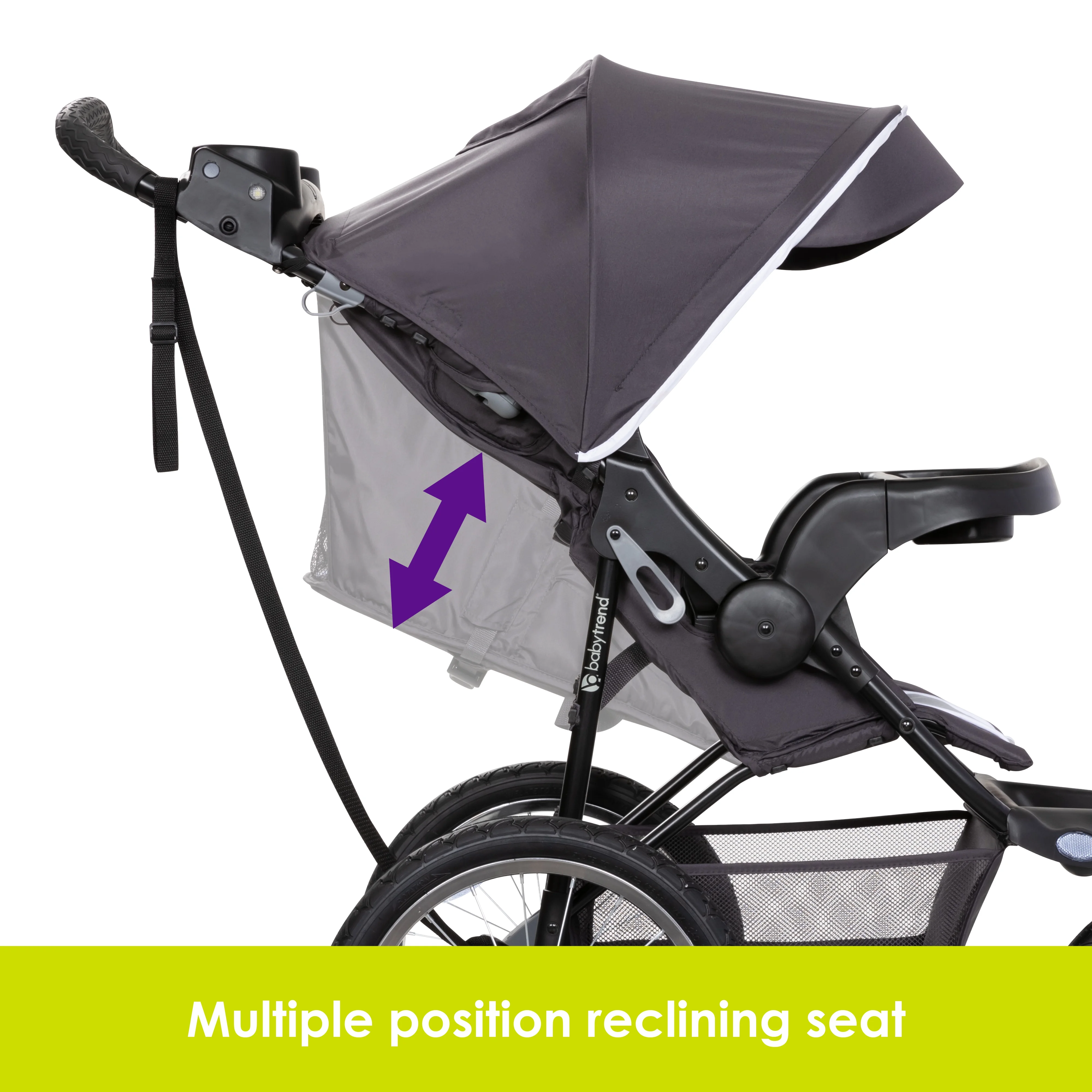 Baby Trend Xcel-R8 Plus Jogging Stroller - Liberty Grey - Womvr