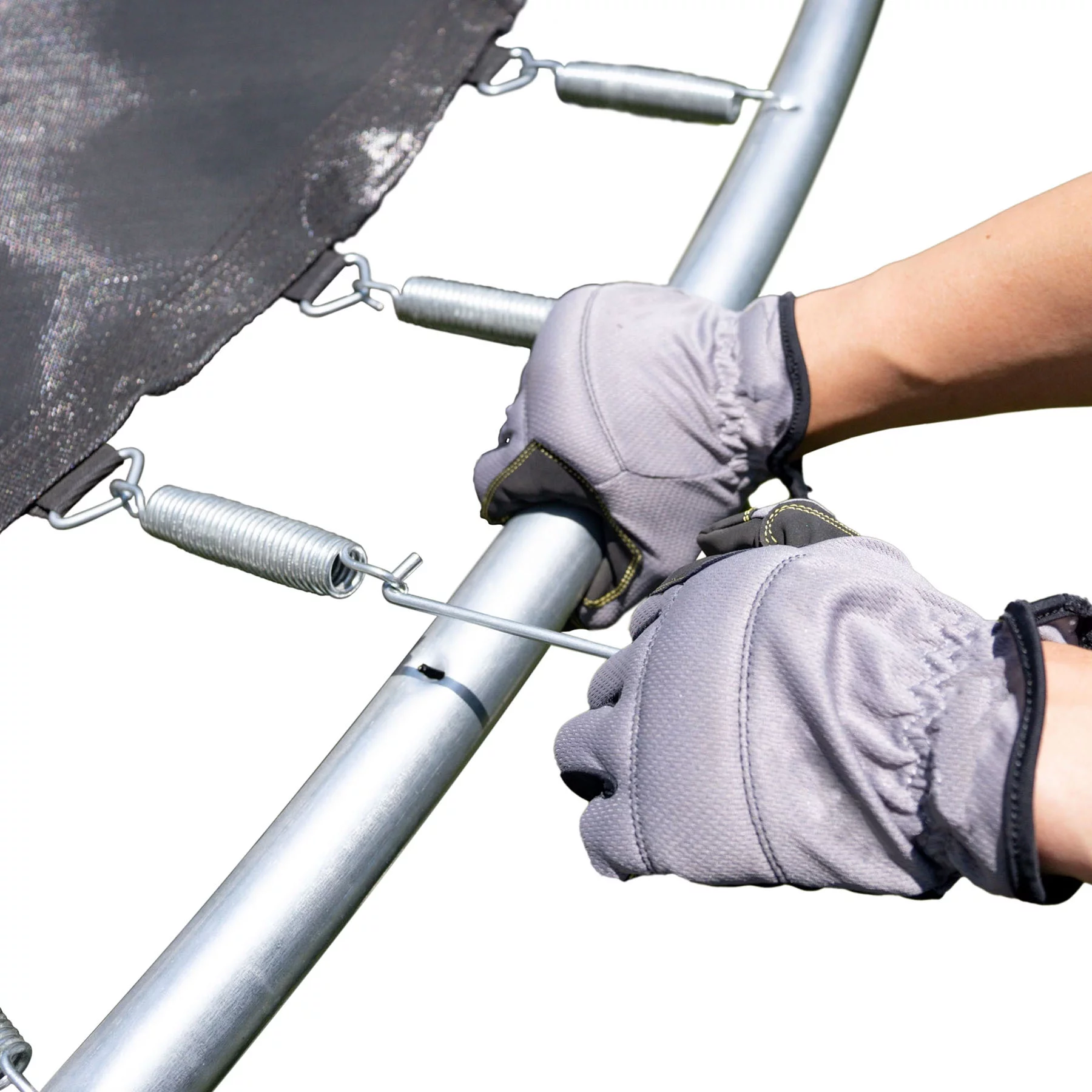 Bounce Pro 14ft Trampoline And Enclosure With Basketball Hoop, Blue - Womvr