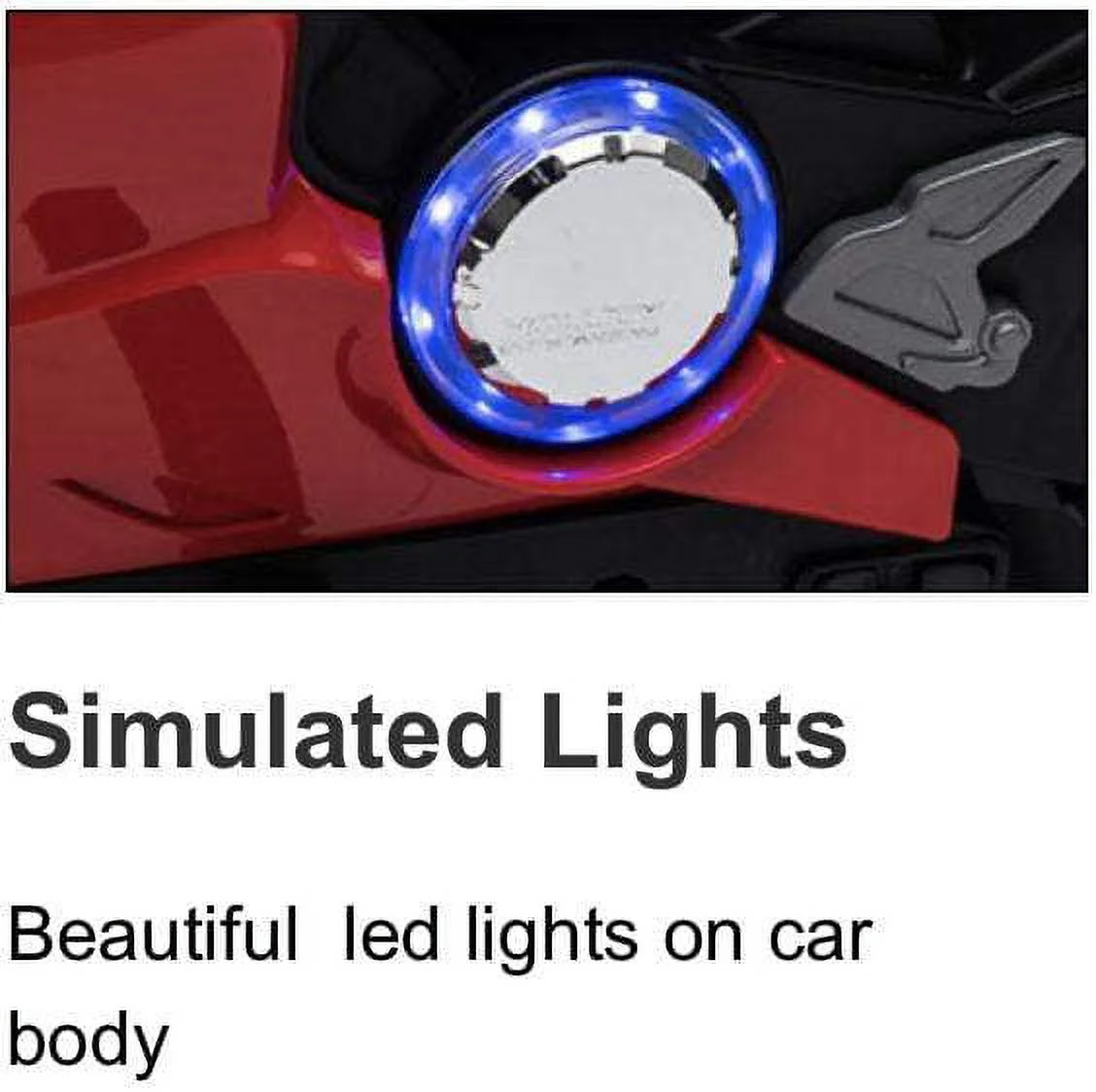 Elegant Electronix Ducati Style MP3 System Electric Mini Kids Unisex Motorcycle 24 V - Womvr