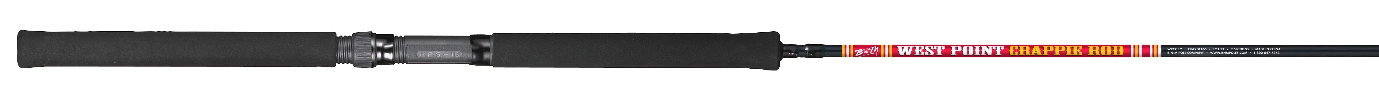 B&M WPCR10 West Point Crappie 2 Piece 10' Fishing Spinning Rod - Womvr