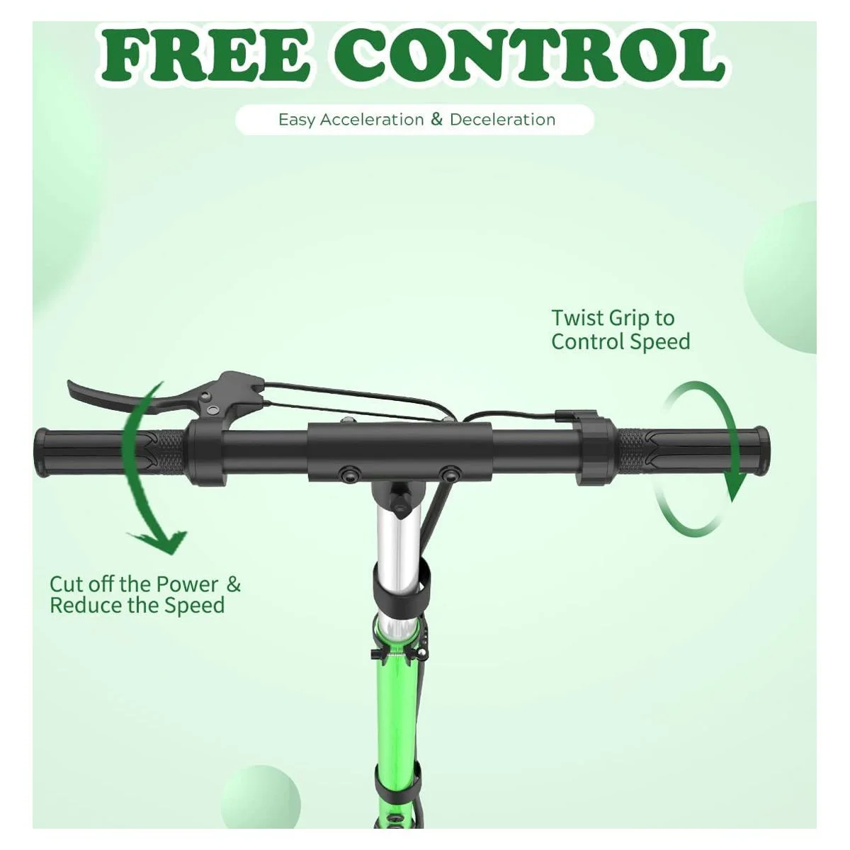 Maxtra Scooters E100 Folding Electric Scooter with Adjustable Handlebar for Kids Ages 6-12, up to 10 MPH, 155 Lbs. Max Load - Womvr