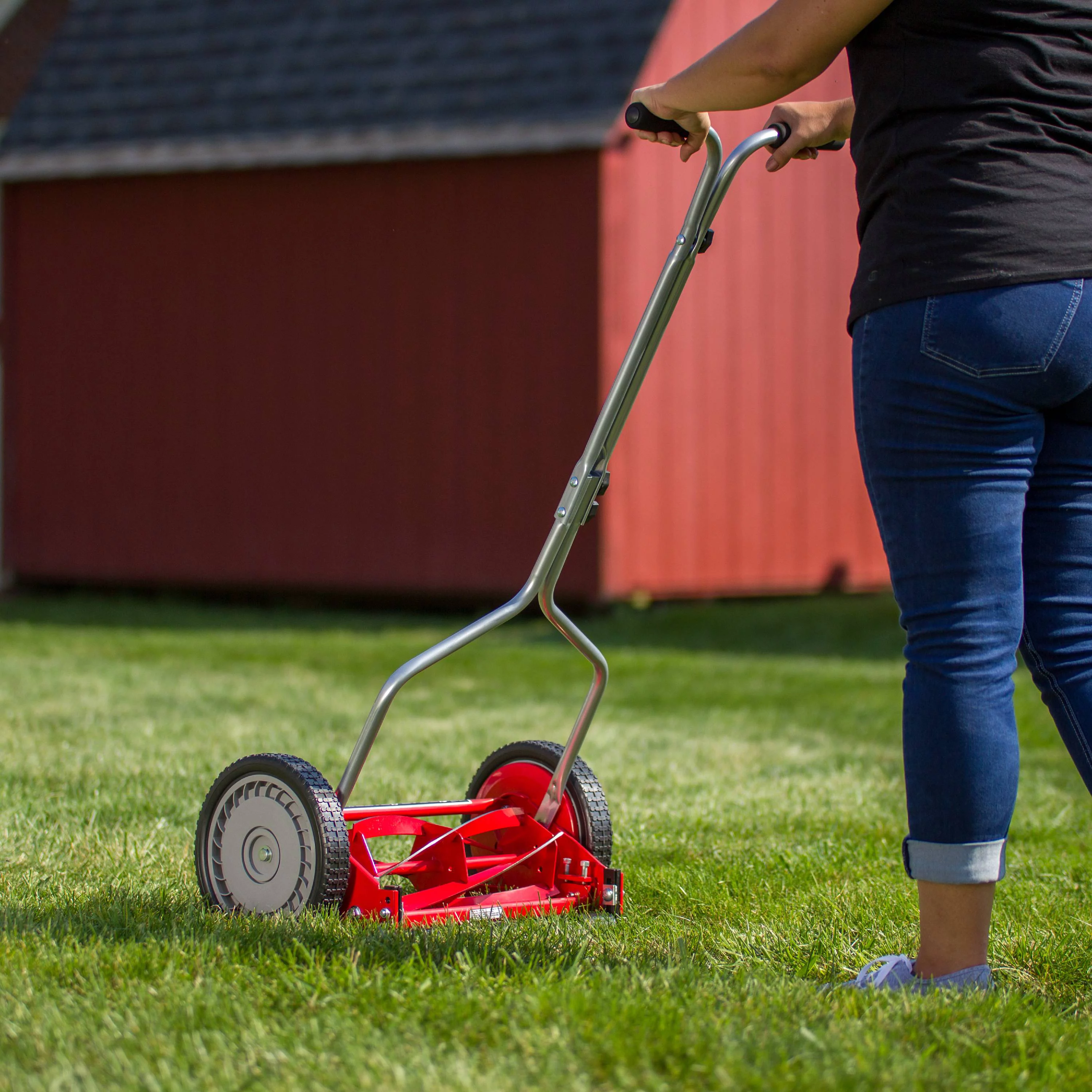 Great States 14 in. Push Reel Lawn Mower - Womvr