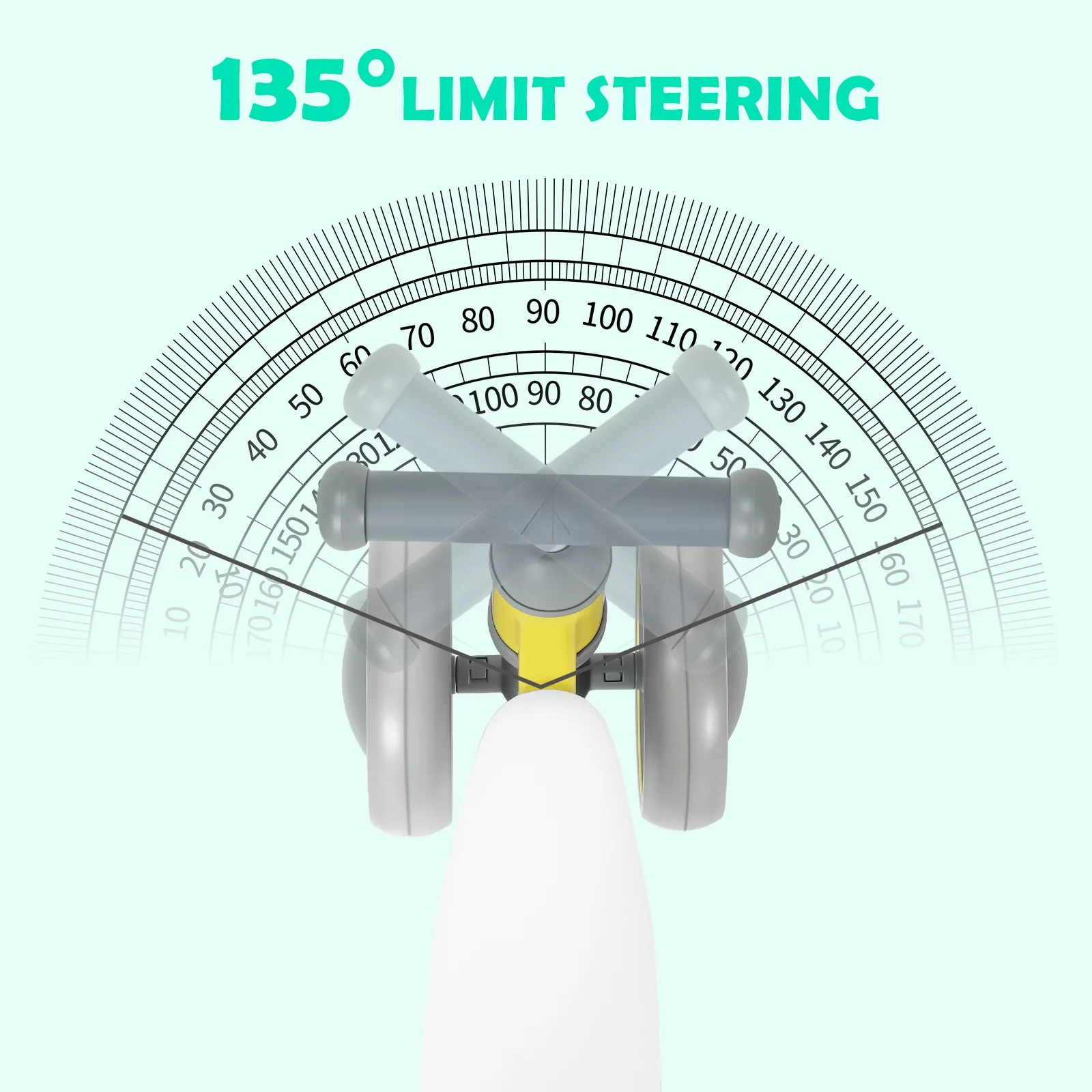 Balance Bike for 12-24 Months Toddler Toy Bike, Pink - Womvr