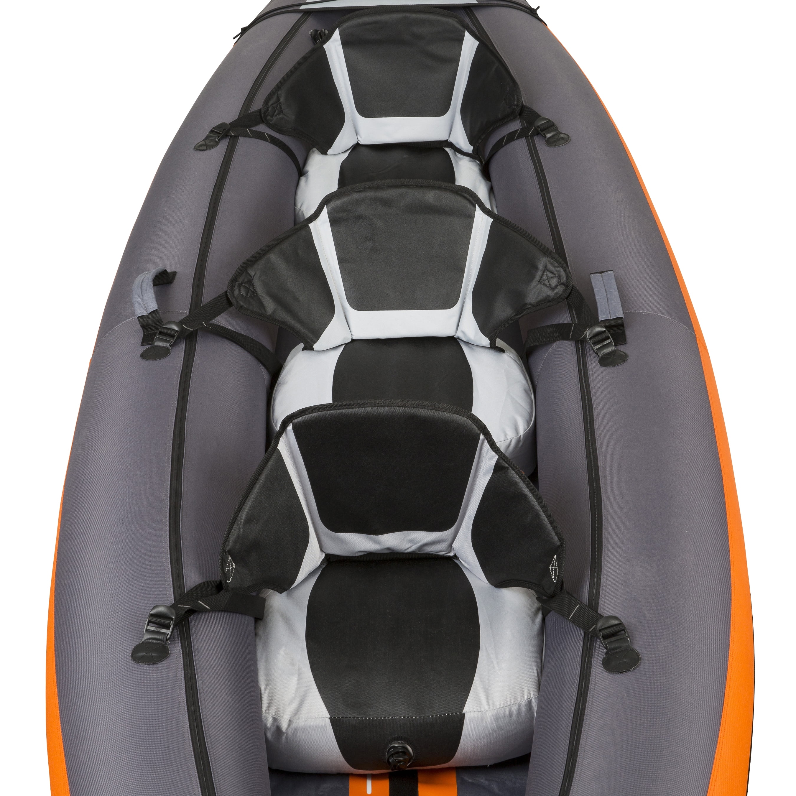 Decathlon Itiwit Inflatable Recreational Sit on Kayak with Pump, 2 or 3 Person - Womvr