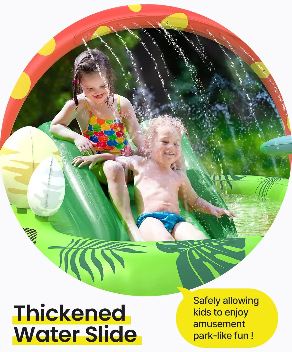 Dino Planet Inflatable Play Center, Airefina Kids Pool, 97