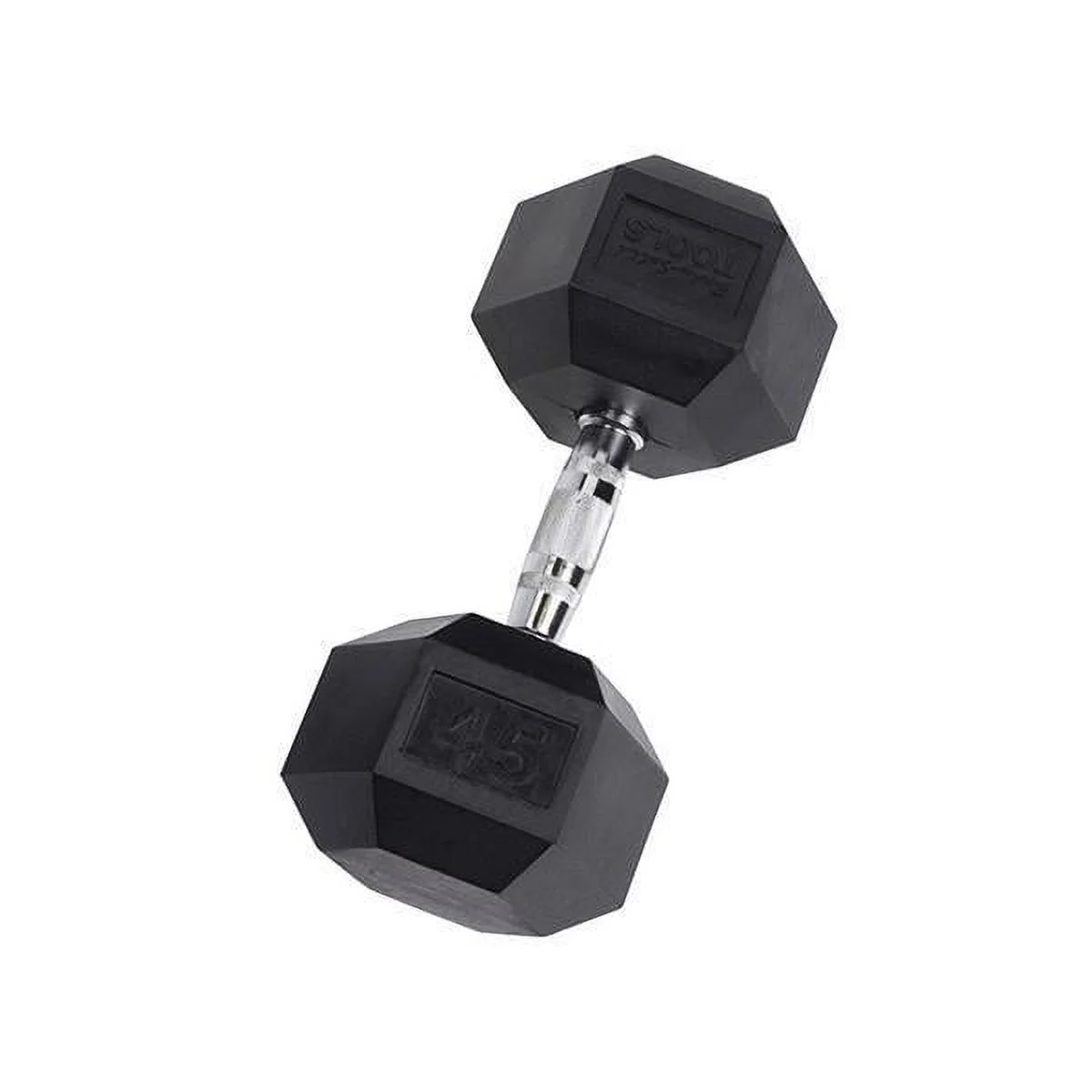 Rubber Coated Hex Dumbbells 55 lb. - Womvr