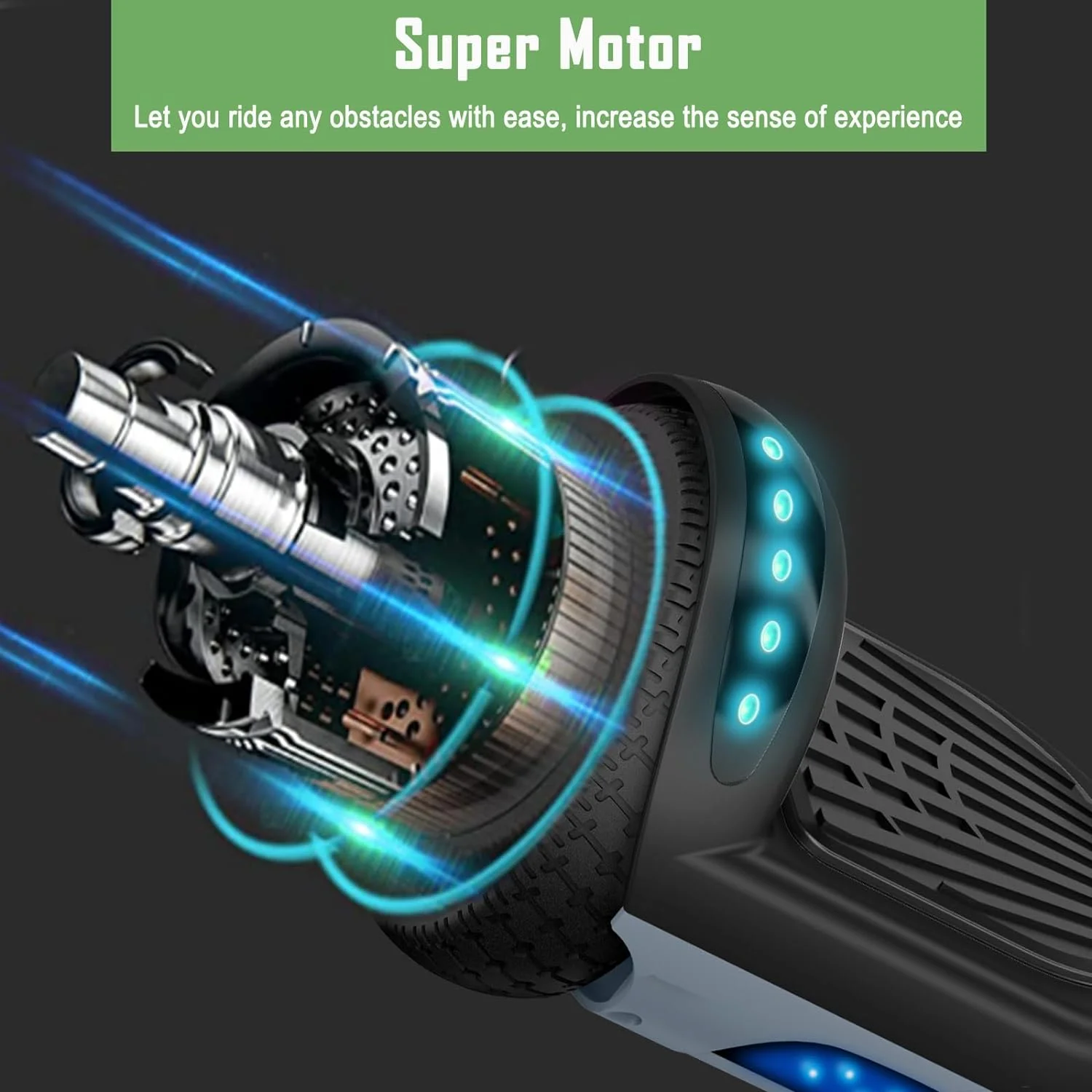 JOLEGE Hoverboard Go Kart Combo, 6.5