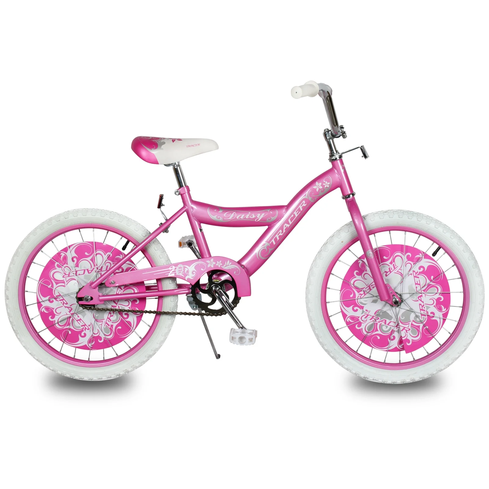 TRACER Daisy BMX 20 Inch Kids Bike, Boy and Girls Age 5 to 9, Purple - Womvr
