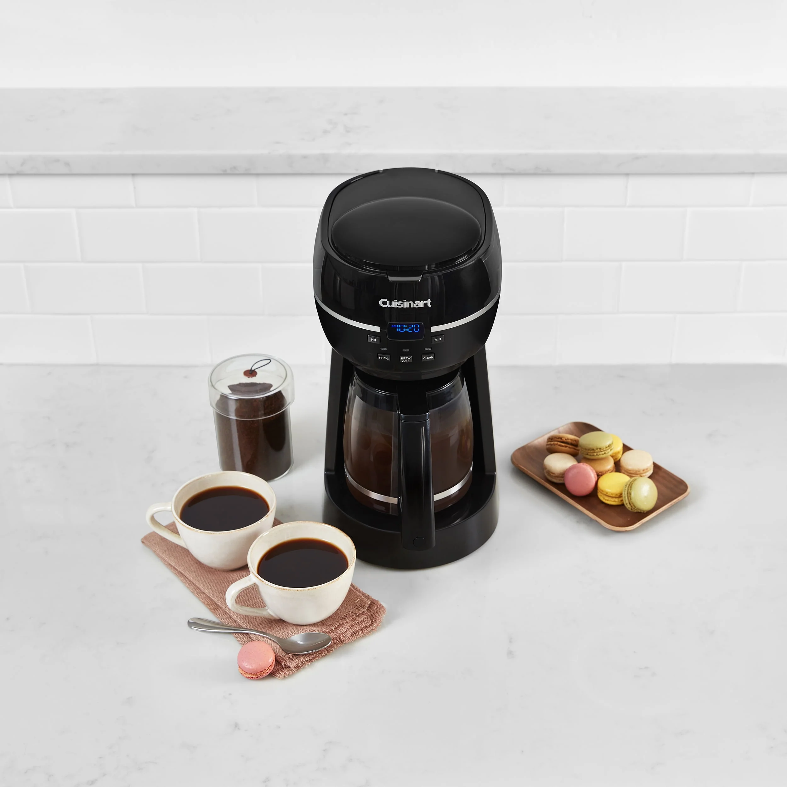 Cuisinart 12 Cup Classic Coffeemaker, Black, DCC-1500TG - Womvr