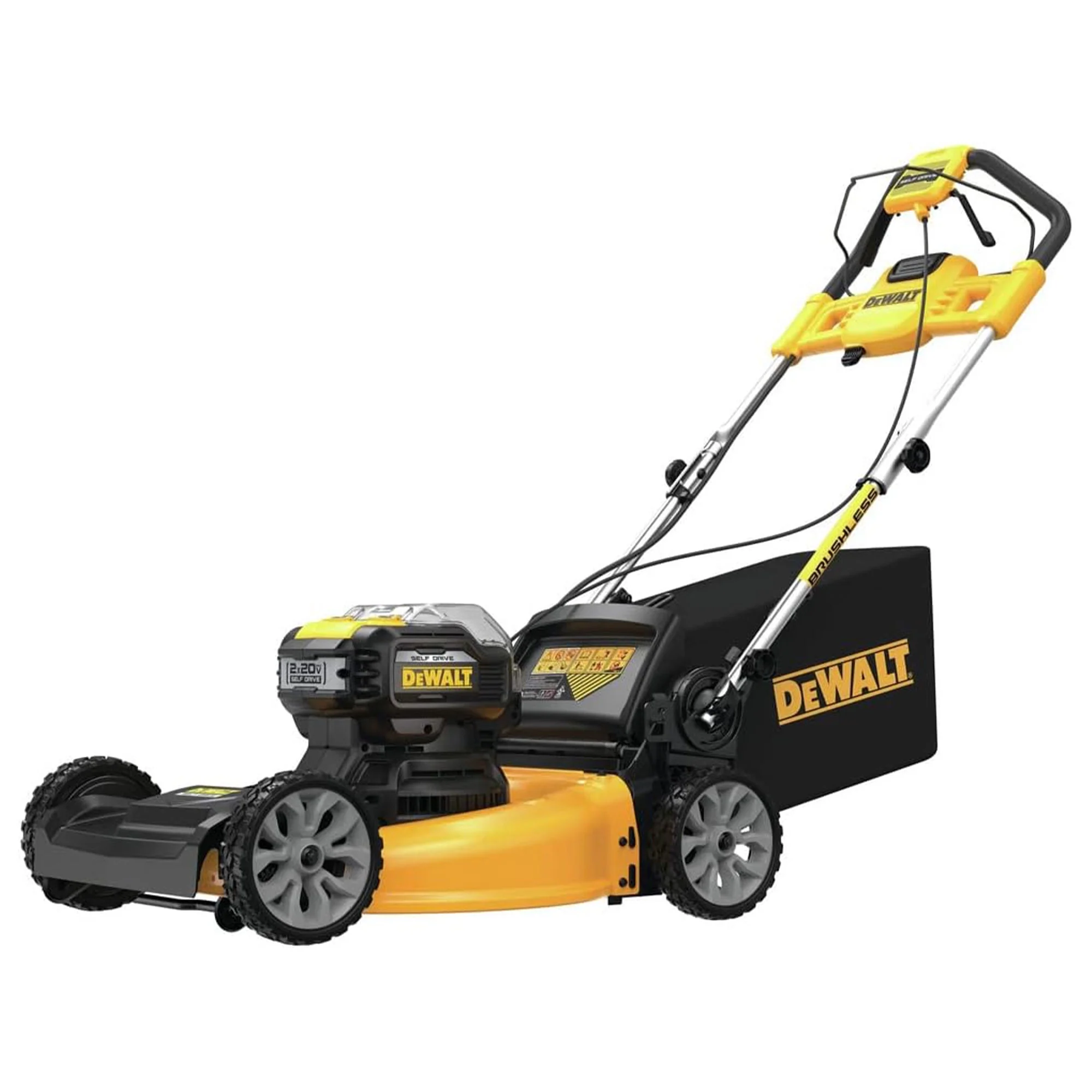 DEWALT 20V MAX Self Propelled 21.5 Inch Automatic Brushless Lawn Mower - Womvr