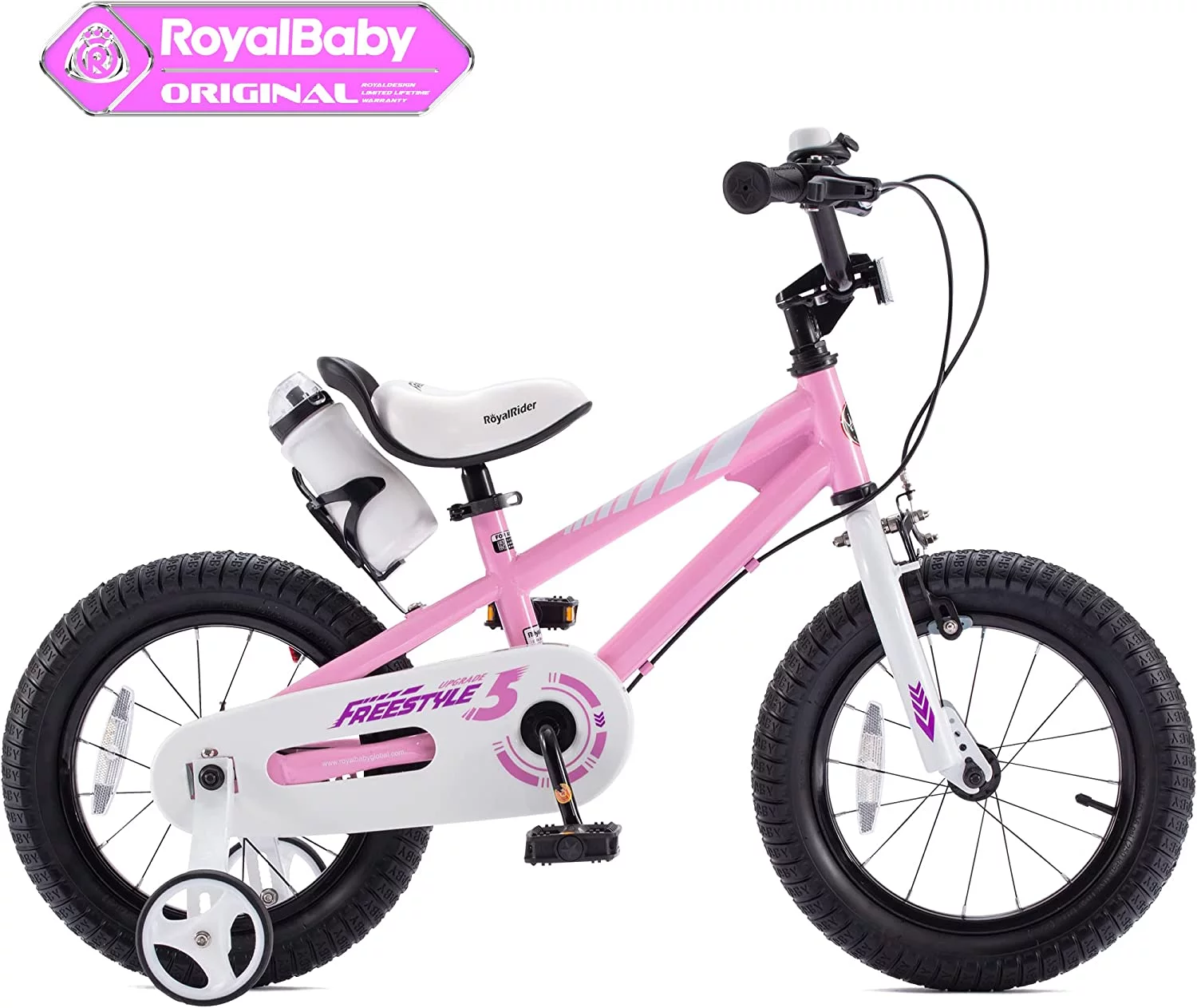 Royalbaby BMX Freestyle 16-inch Kid's Bike Blue with two hand brakes - Womvr