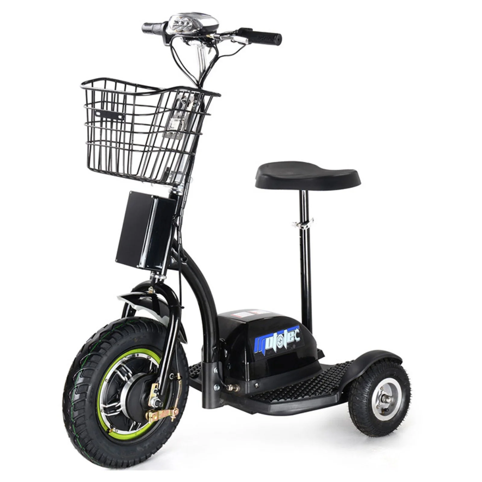 MotoTec 500 Watt 48V 3 Wheel Electric Trike Mobility Scooter - Womvr