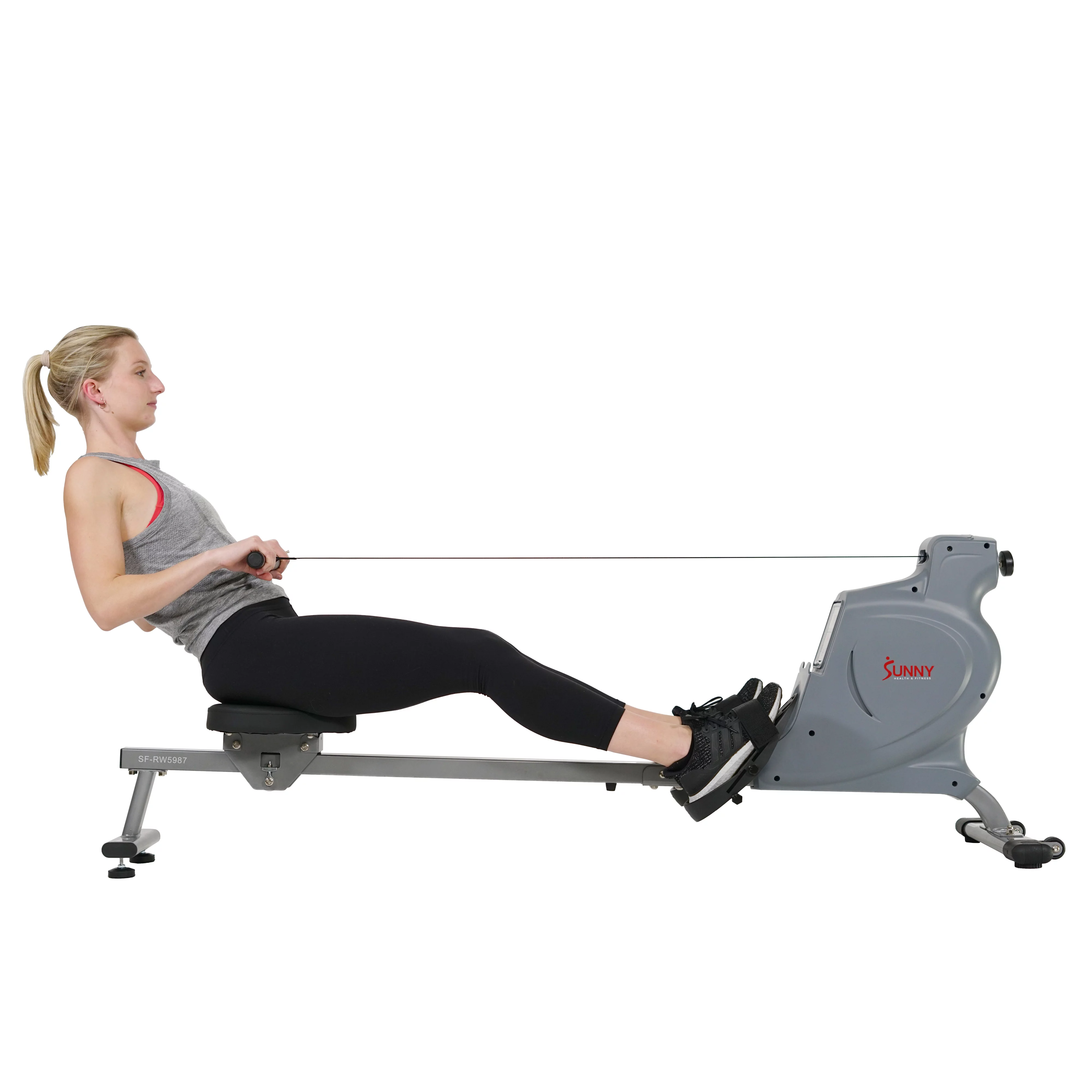 Sunny Health & Fitness Dual Rower Rowing Machine - SF-RW5935 - Womvr