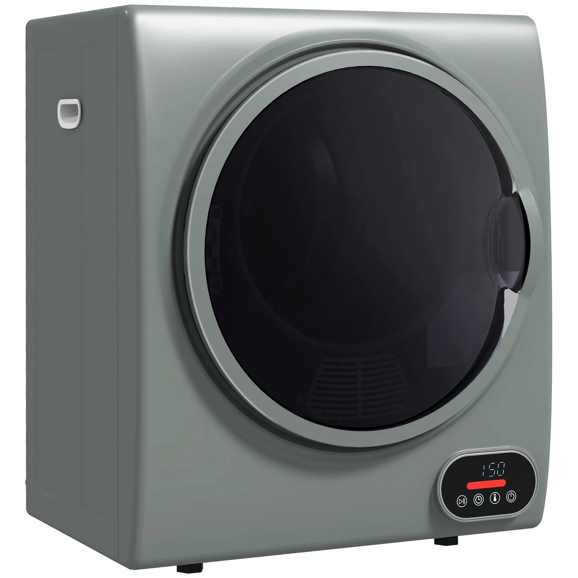 HOMCOM Portable Clothes Dryer 120V 850W Laundry Dryer for Apartment, Gray - Womvr