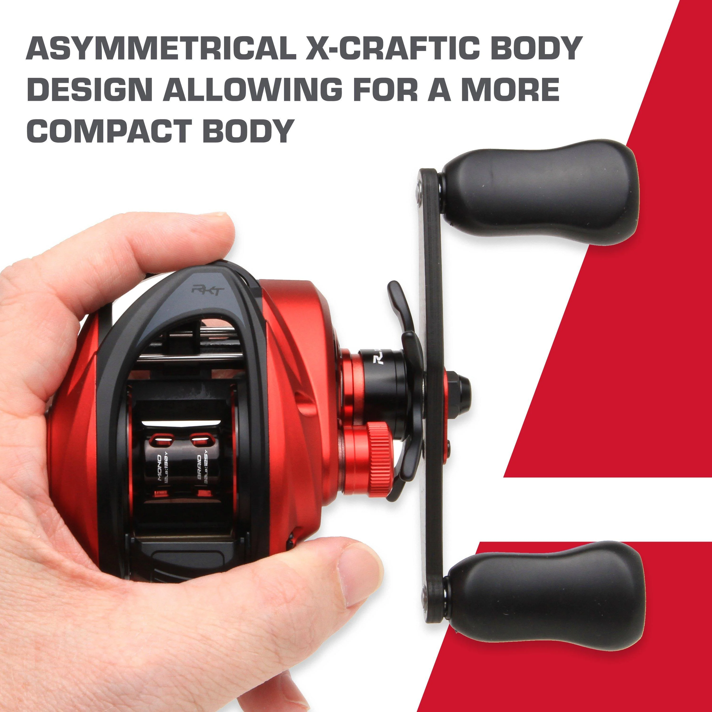 Abu Garcia Revo Rocket 5 Low Profile Fishing Reel, Freshwater Reel - Womvr