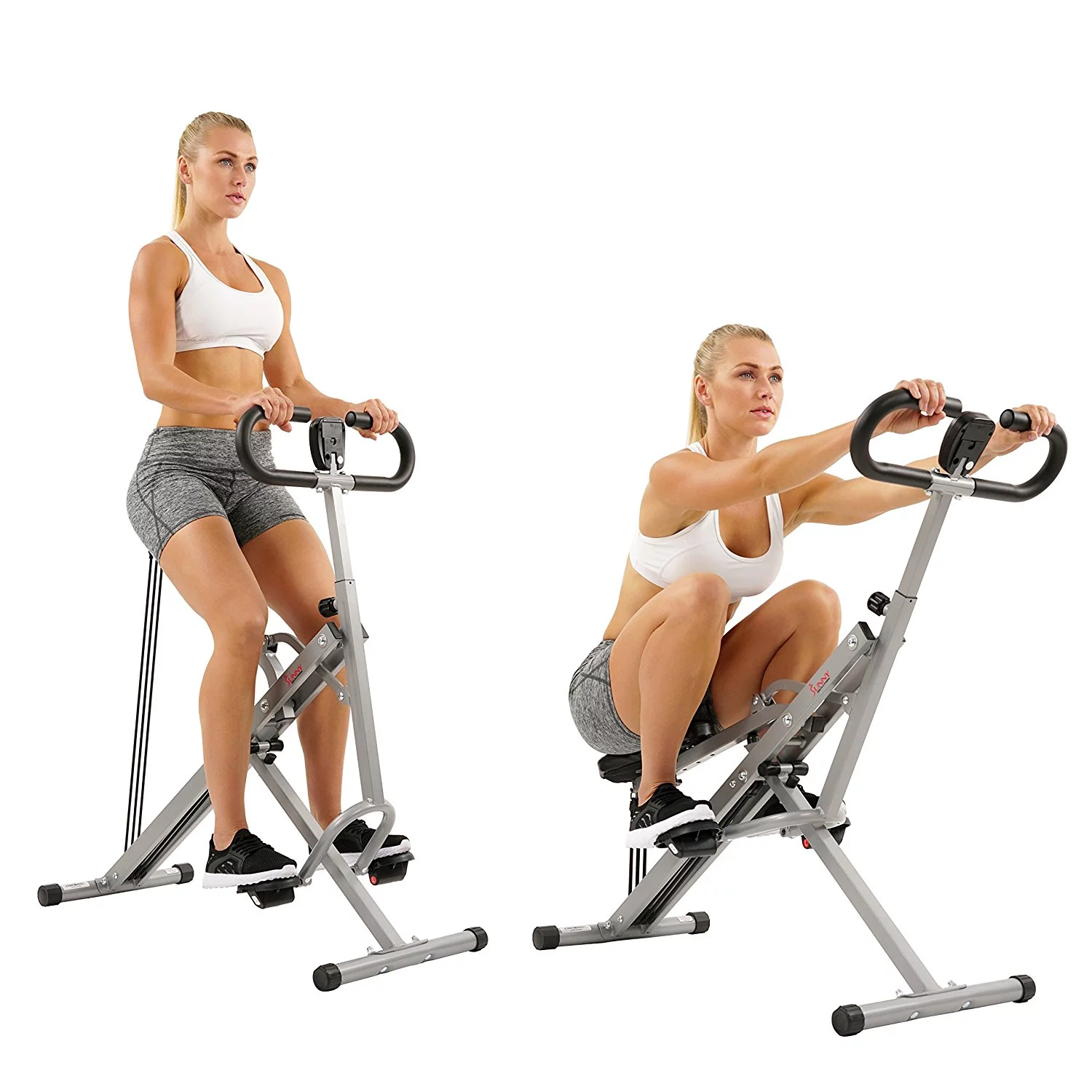 Sunny Health & Fitness Squat Assist Row-N-Ride™ Trainer for Glutes Workout - Womvr