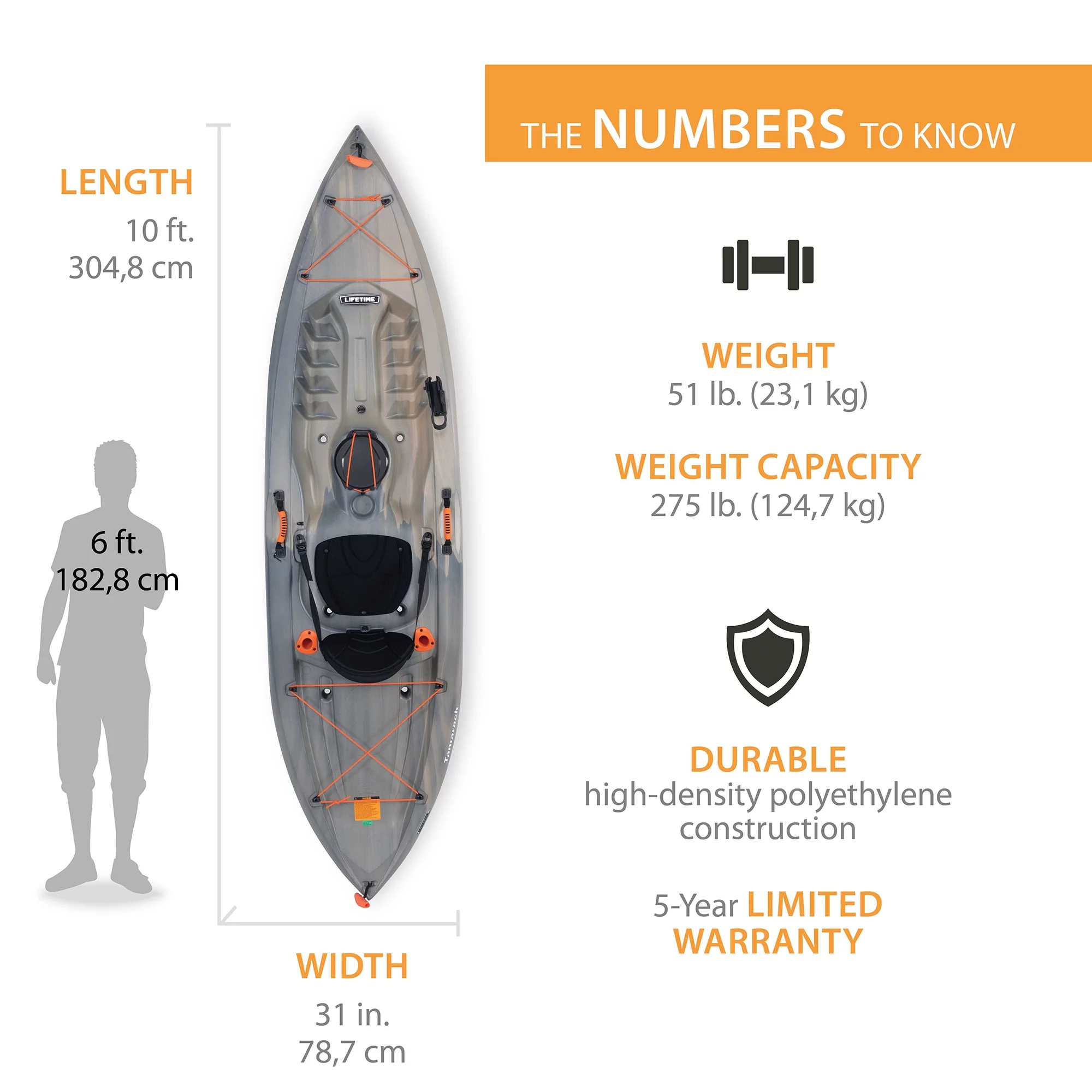 Lifetime Tamarack Angler 100 Fishing Kayak - Olive Green (90539) - Womvr