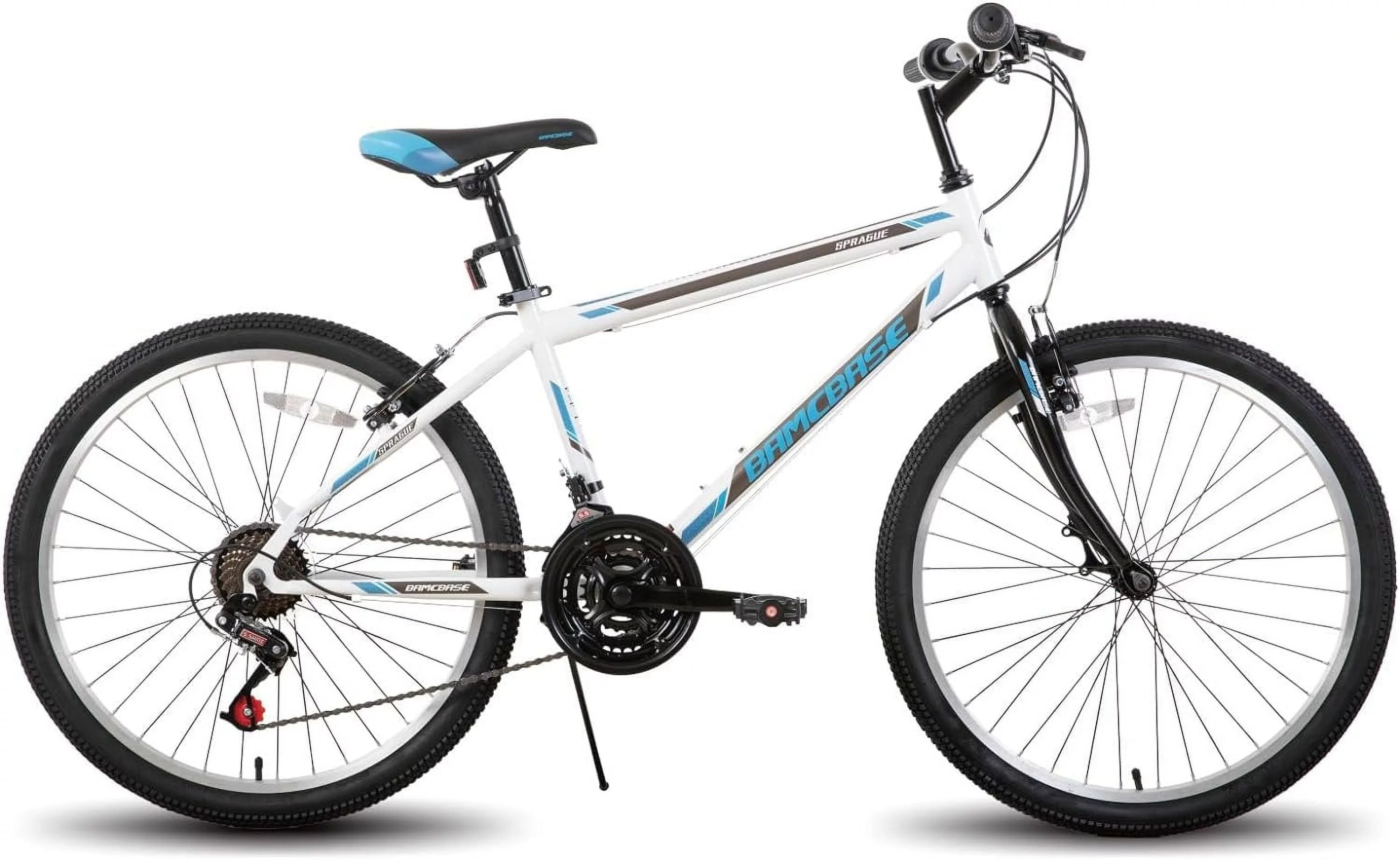 Hiland 24 26 inch Mountain Bike for Men Women, 21 Speeds MTB Bicycle for Adult Youth - Womvr