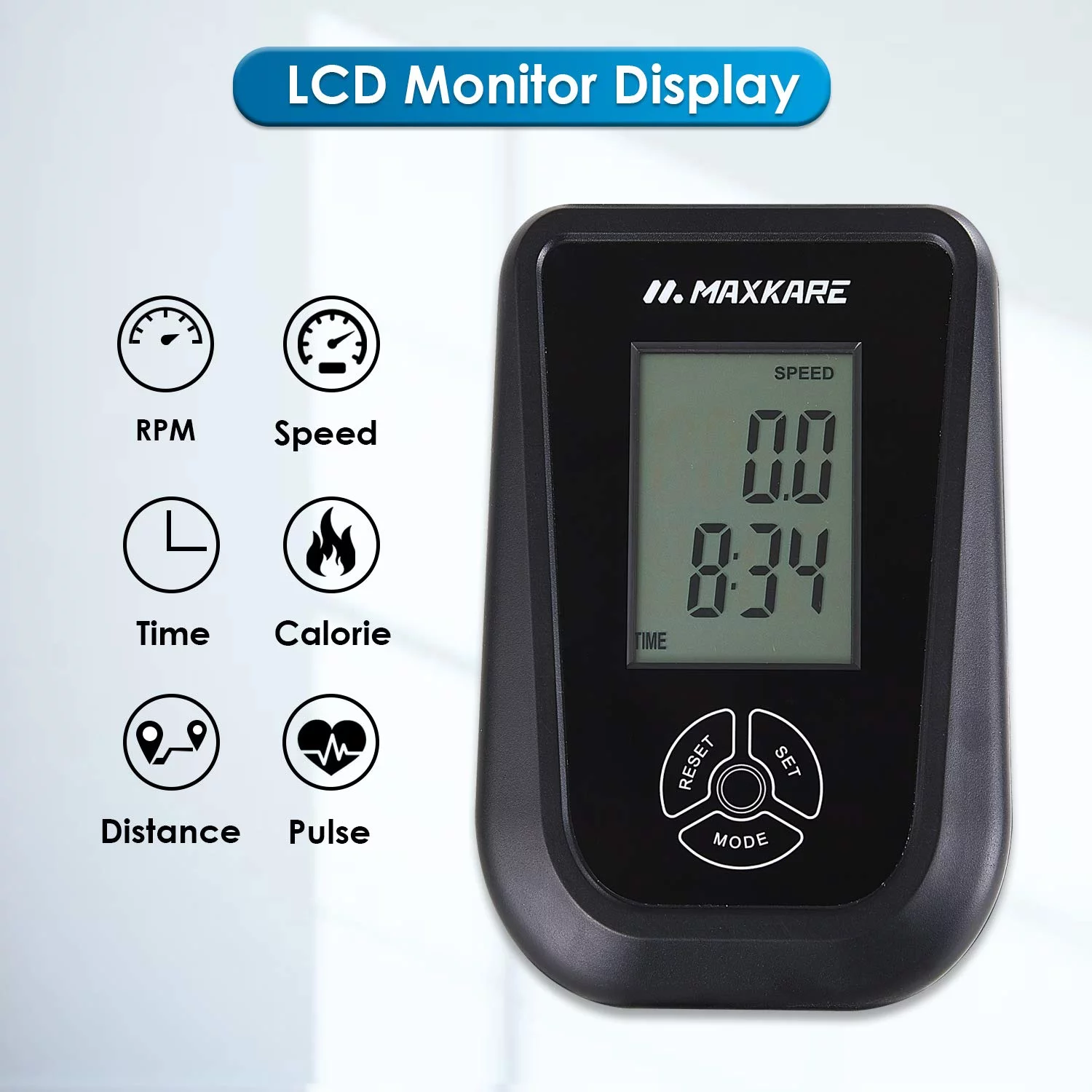 MaxKare Recumbent Exercise Bike with Arm Resistance Bands 8 Level Adjustable Magnetic Resistance Adjustable Seat, Max Weight 242lbs - Womvr