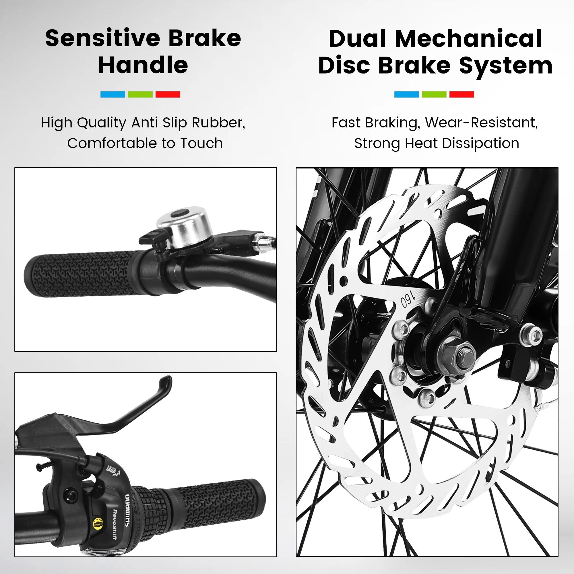 CHAMPIERRE 20'' Mountain Bike for Boys Girls Ages 8 to 12, 7 Speed Kids Bicycles with 4 inch Fat Tire, Red - Womvr