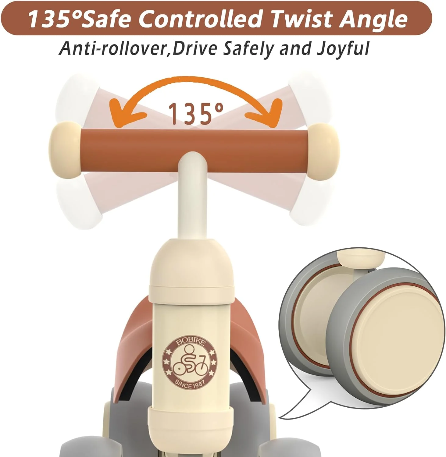 Bobike Baby Balance Bike Toys for 1 Year Old 10-24 Months Toddler Walker Bicycle Pink - Womvr