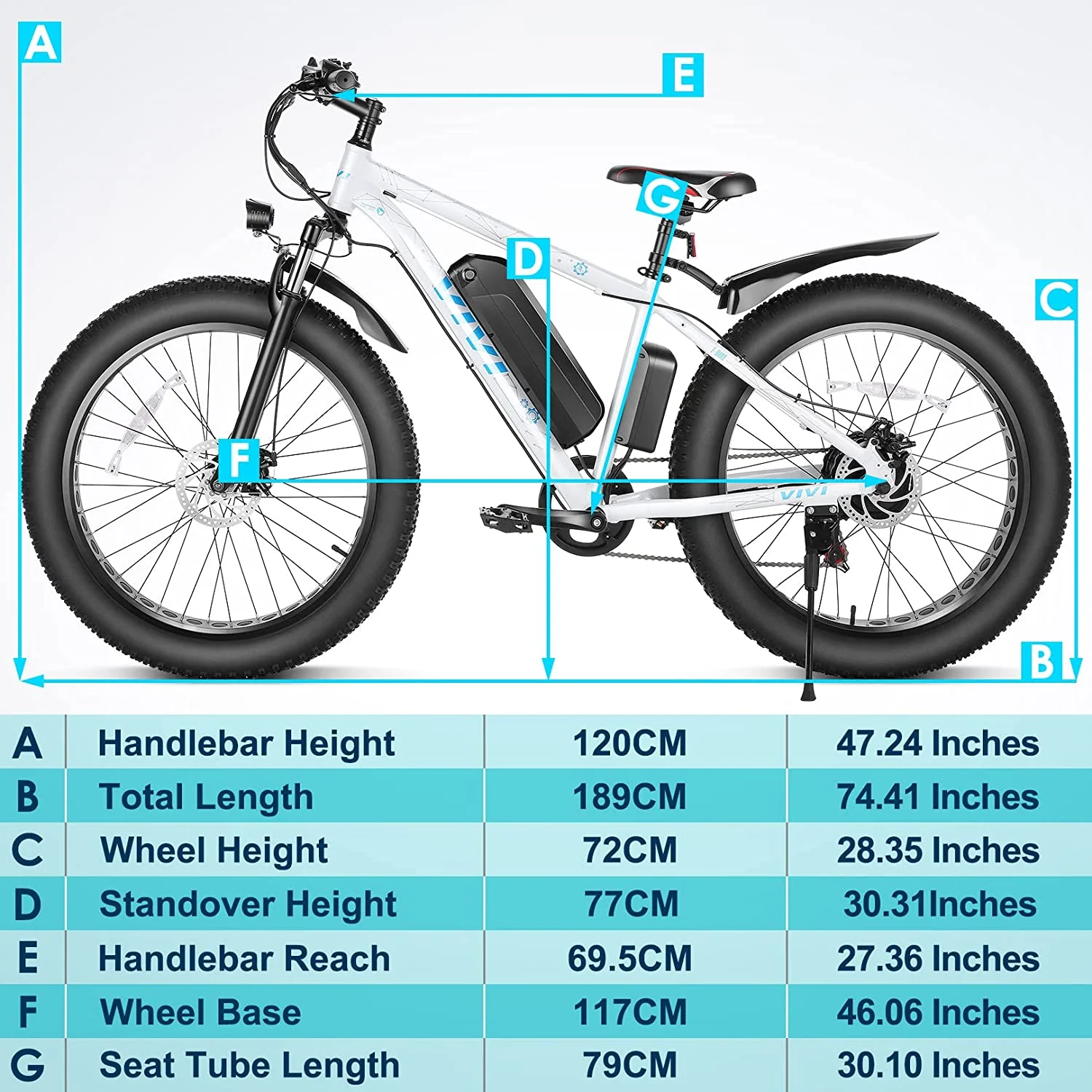 Vivi Electric Bike 26