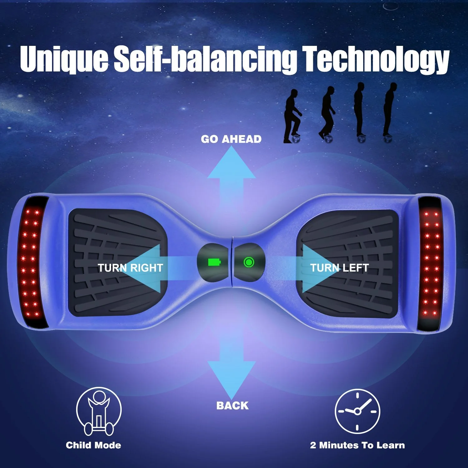LIEAGLE Bluetooth Hoverboard 6.5