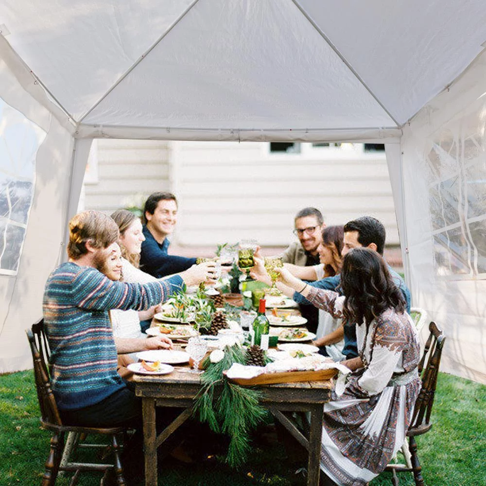 Ktaxon 10'x30' Canopy Tent Wedding Partywith Removable 5 Sidewall White - Womvr